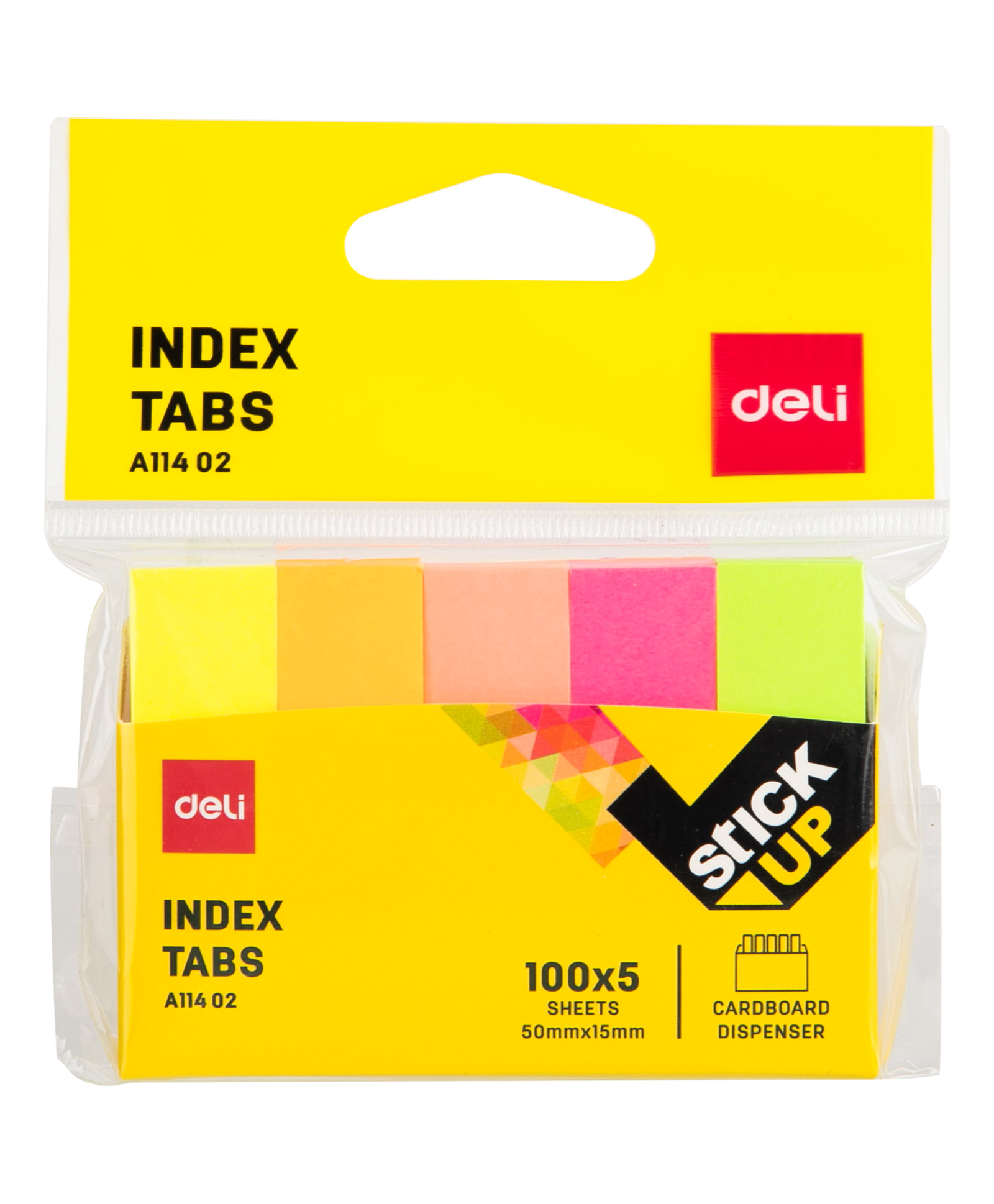 Deli Index Tabs Self Adhesive Sticky Notes EA11402 Multicolour - 500 Sheets-image-37