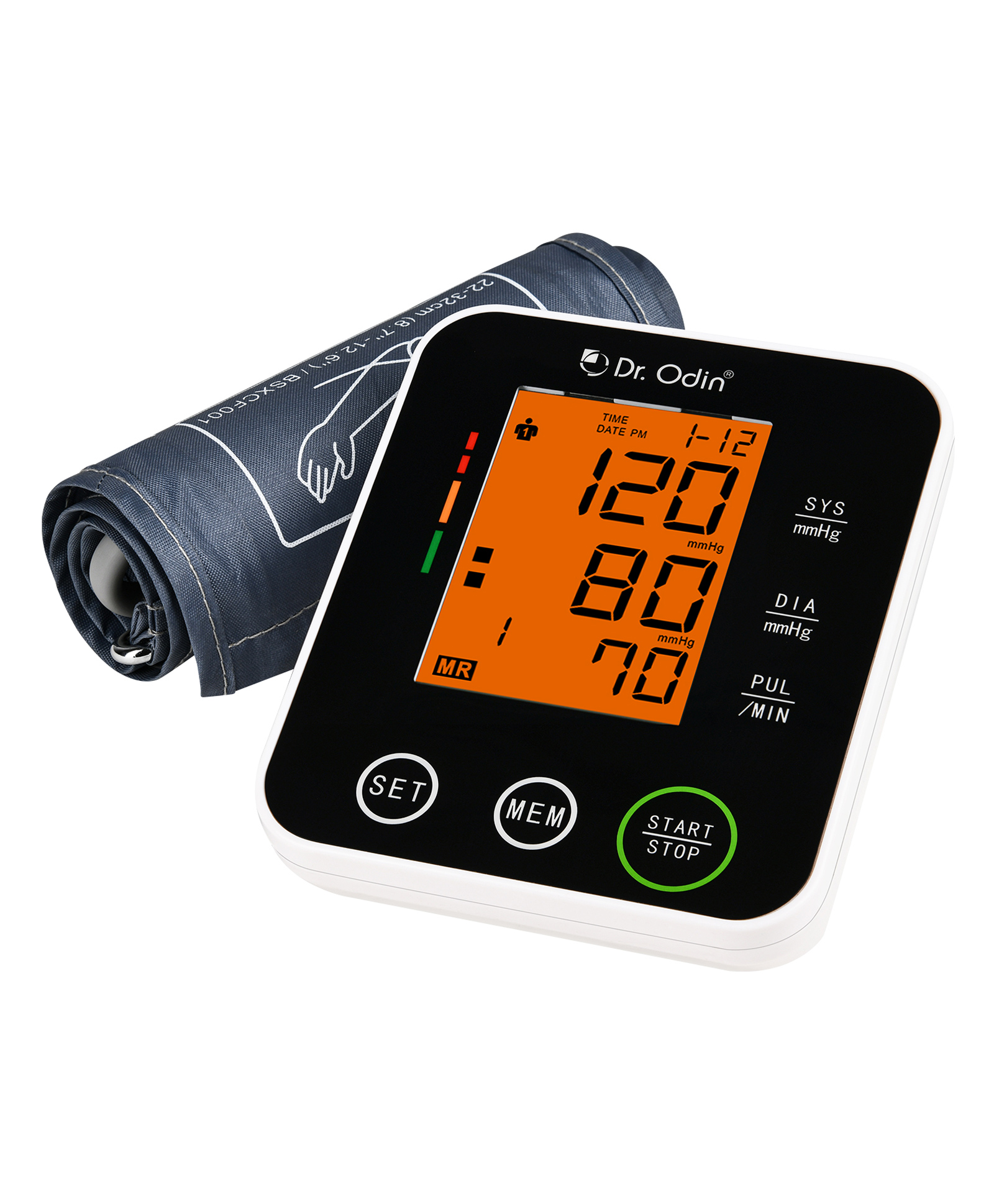 Dr. Odin Automatic Blood Pressure Monitor with LCD Digital - Black-picture-18
