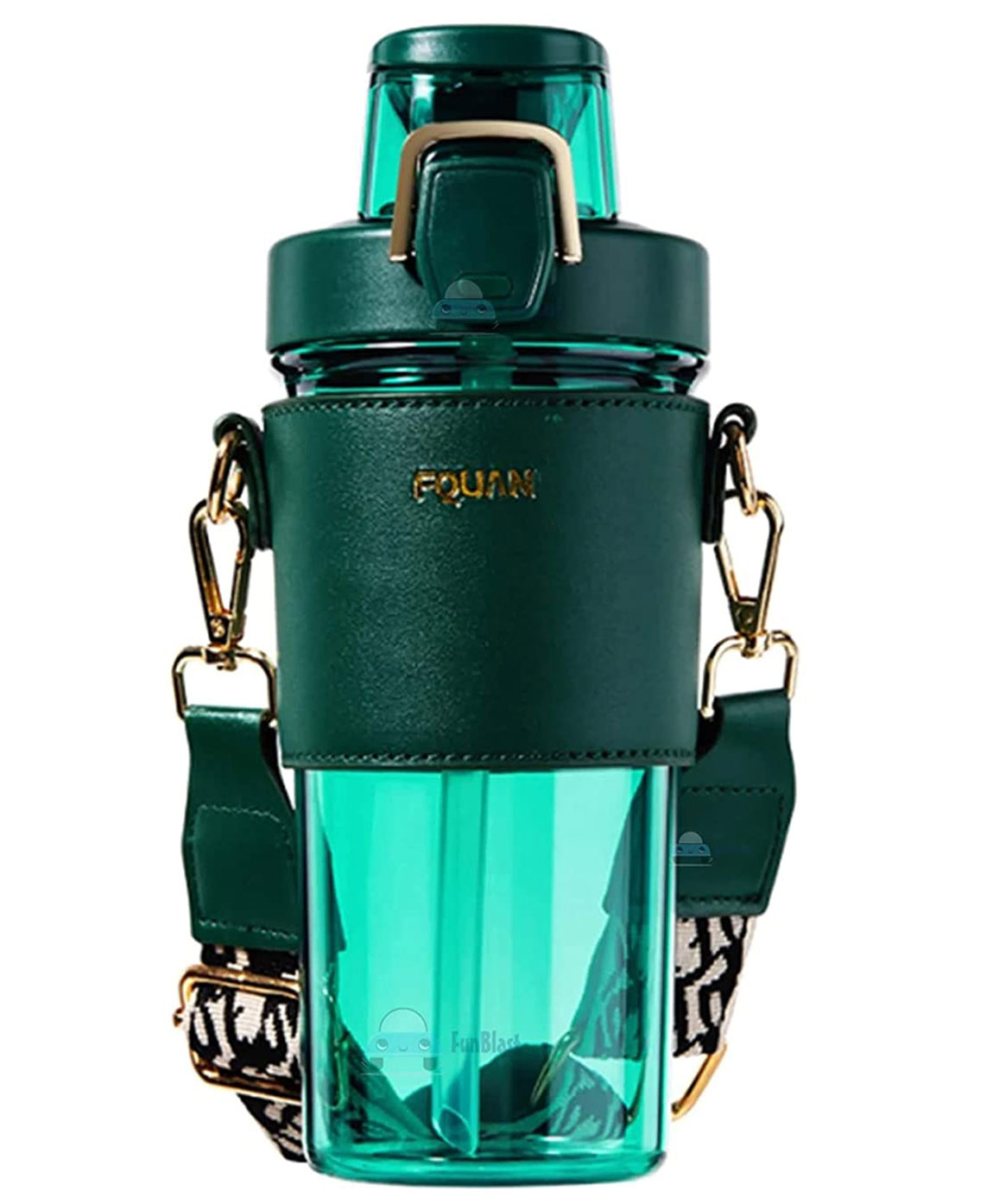 FunBlast Tritan Sipper Bottle with Straw Green - 500 ml-image-44