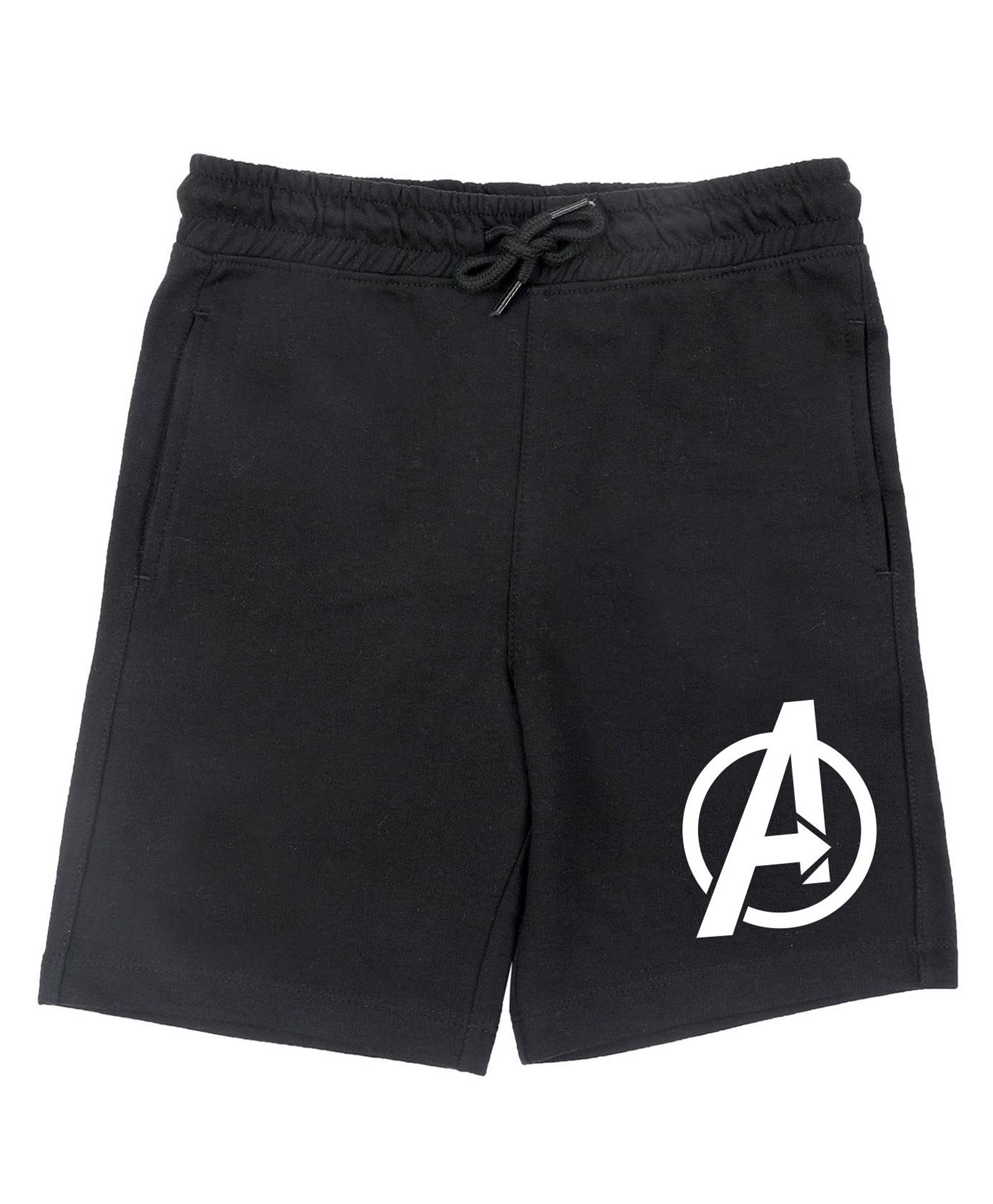 Marvel By Wear Your Mind Avengers Printed Shorts - Black-picture-15