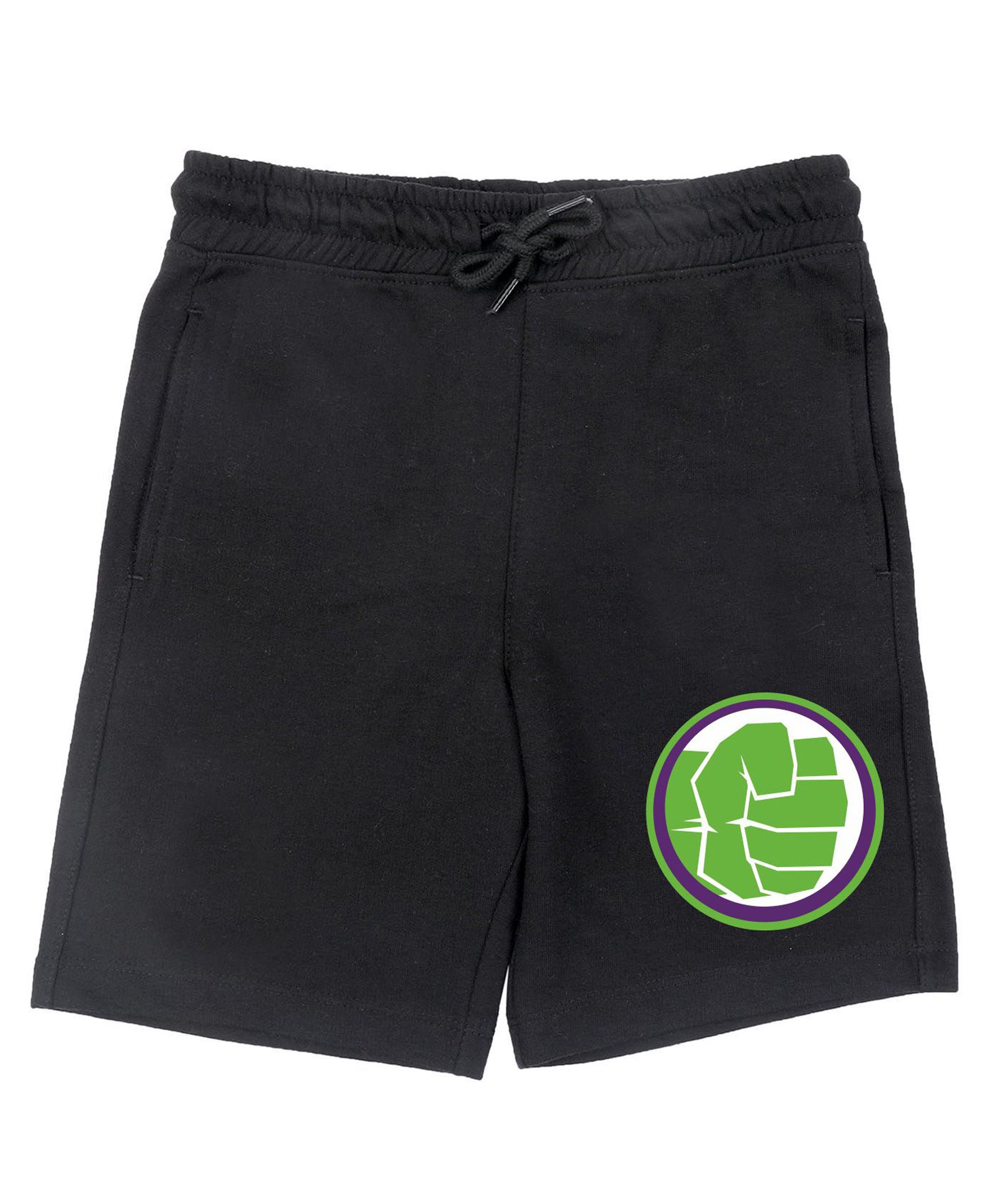 Marvel By Wear Your Mind Graphic Print Shorts - Black-picture-5