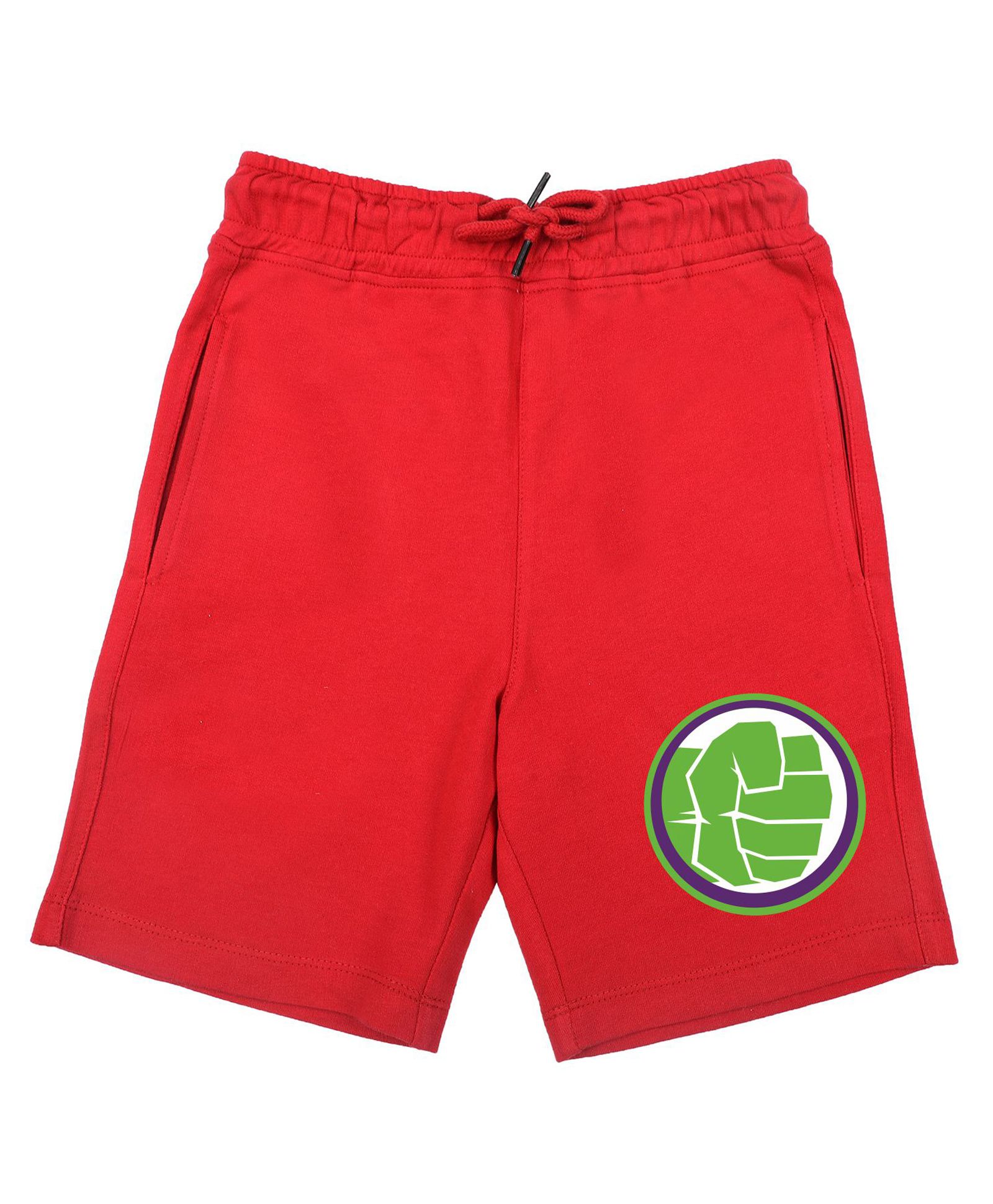Marvel By Wear Your Mind Graphic Print Shorts - Red-picture-11