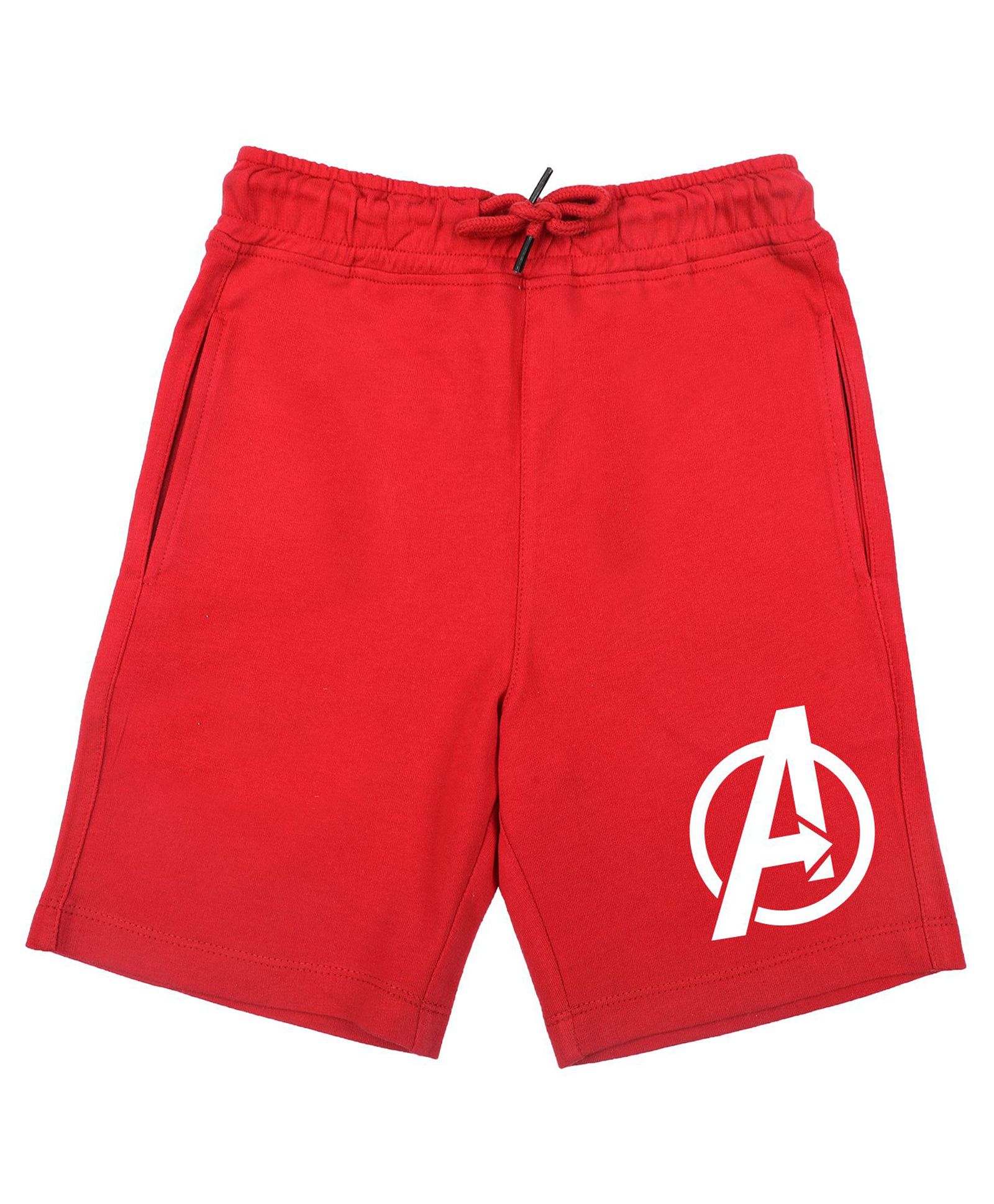 Marvel By Wear Your Mind Avengers Printed Shorts - Red-picture-12