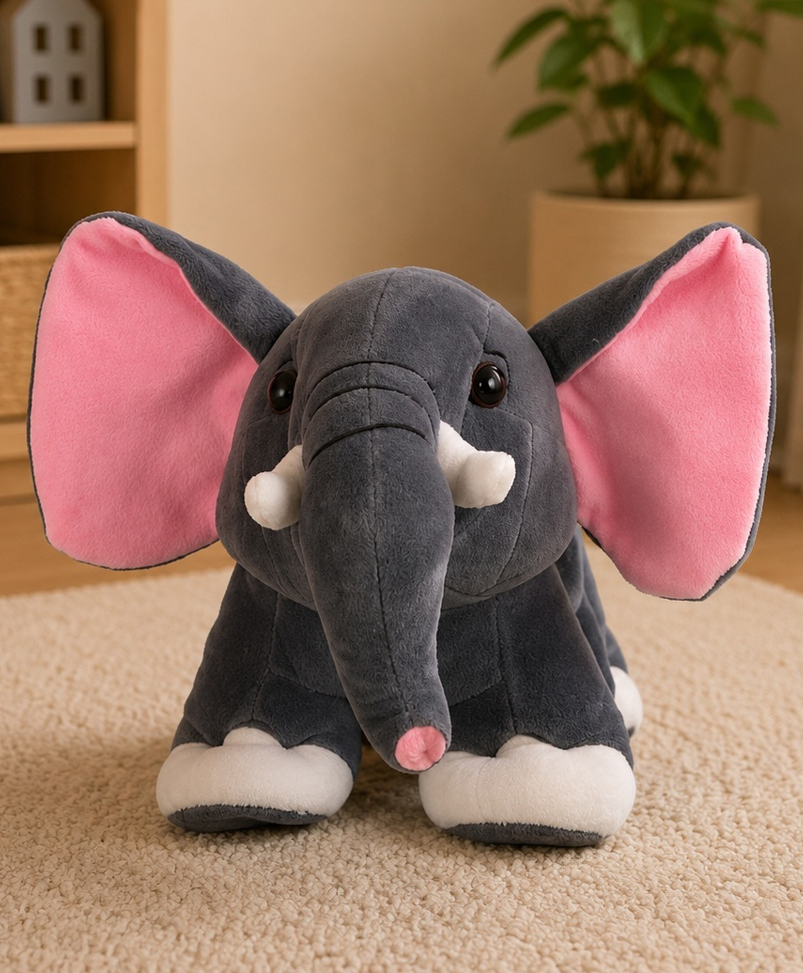 Goldenhub Elephant Length 24 cm Standing Grey-picture-14