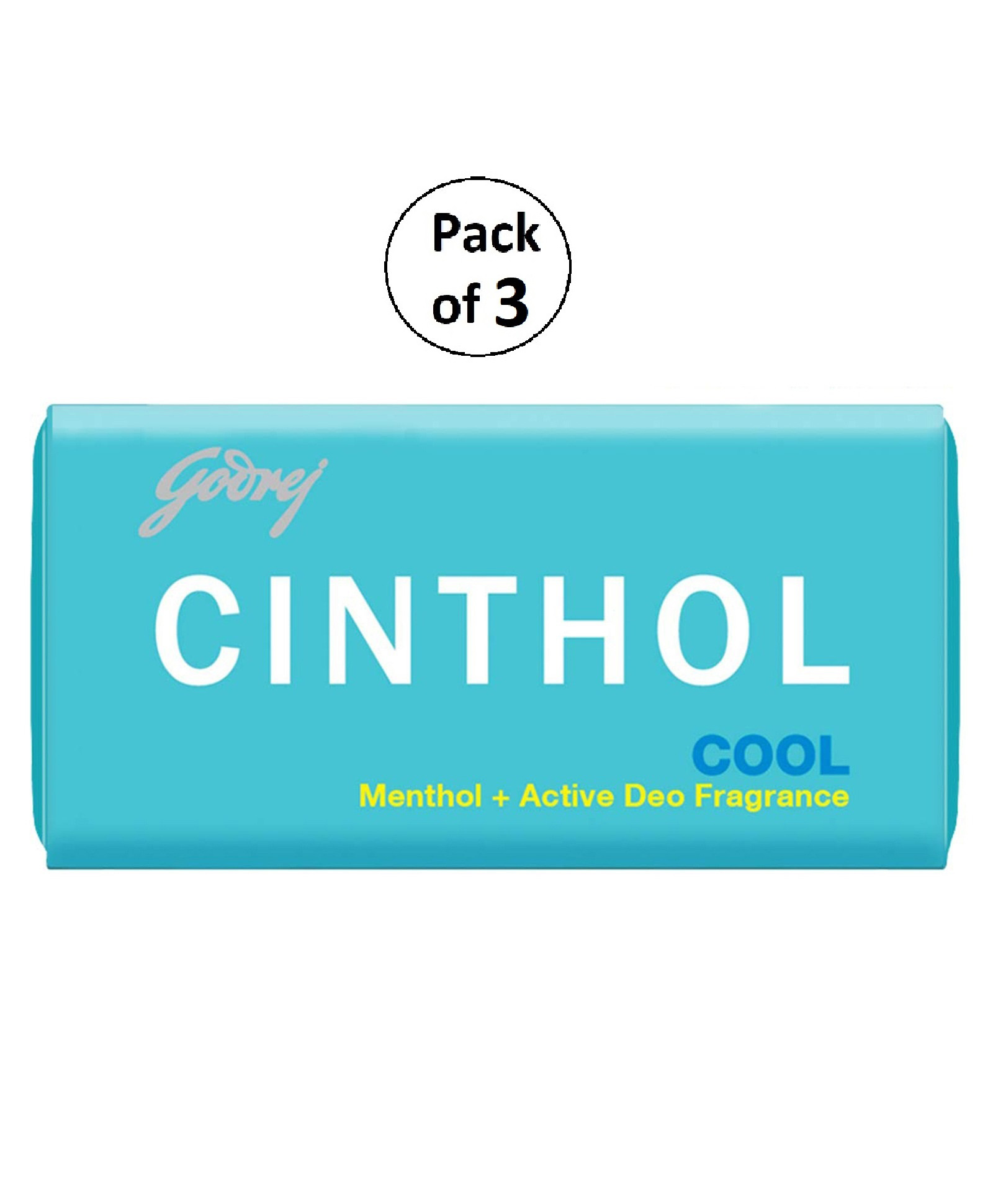 Godrej Cinthol Cool Bathing Soap Pack of 3 - 125 gm Online in India, Buy at  Best Price from  - 11108498