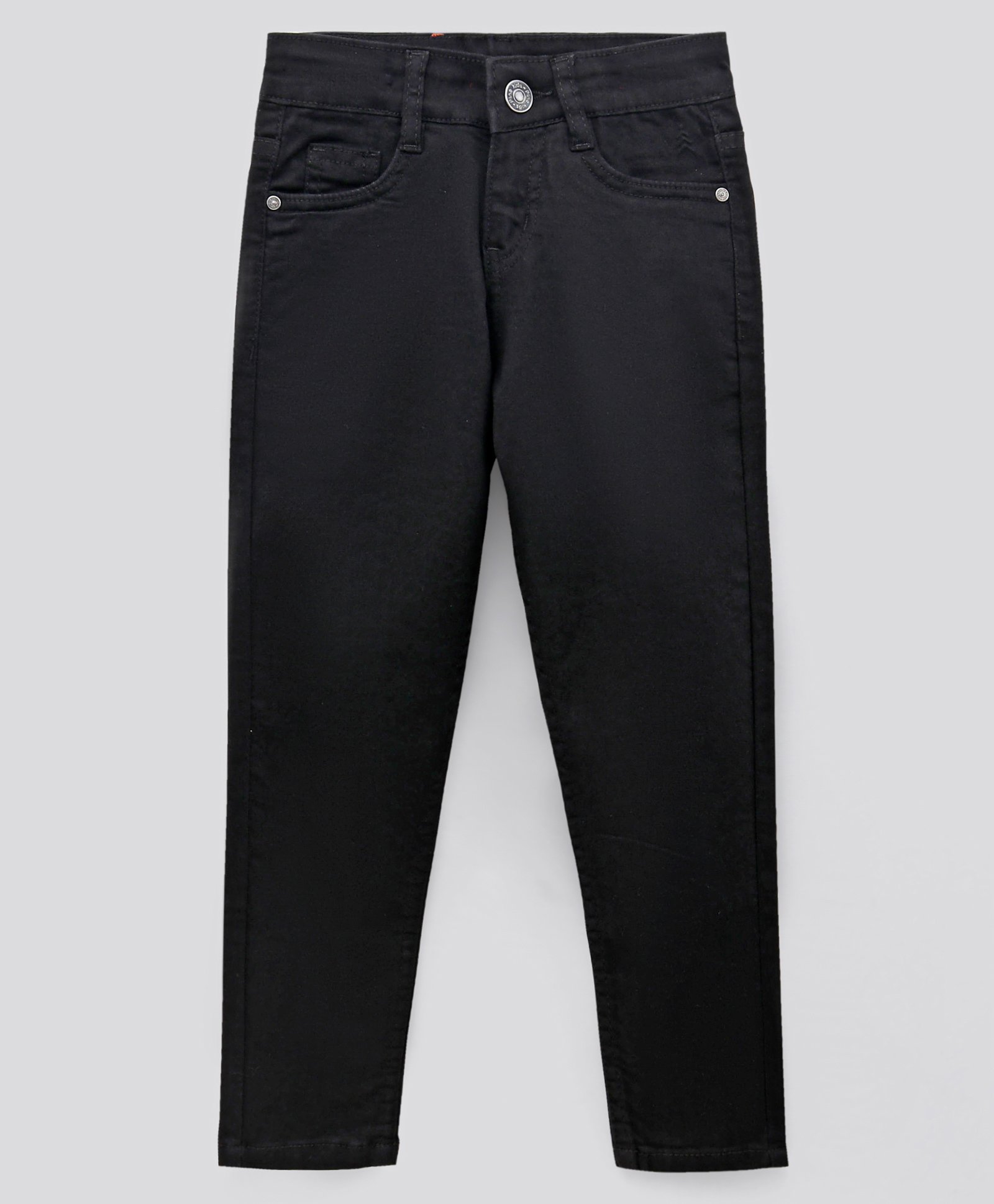 Pine Kids Full Length Solid Jeans - Black-image-5