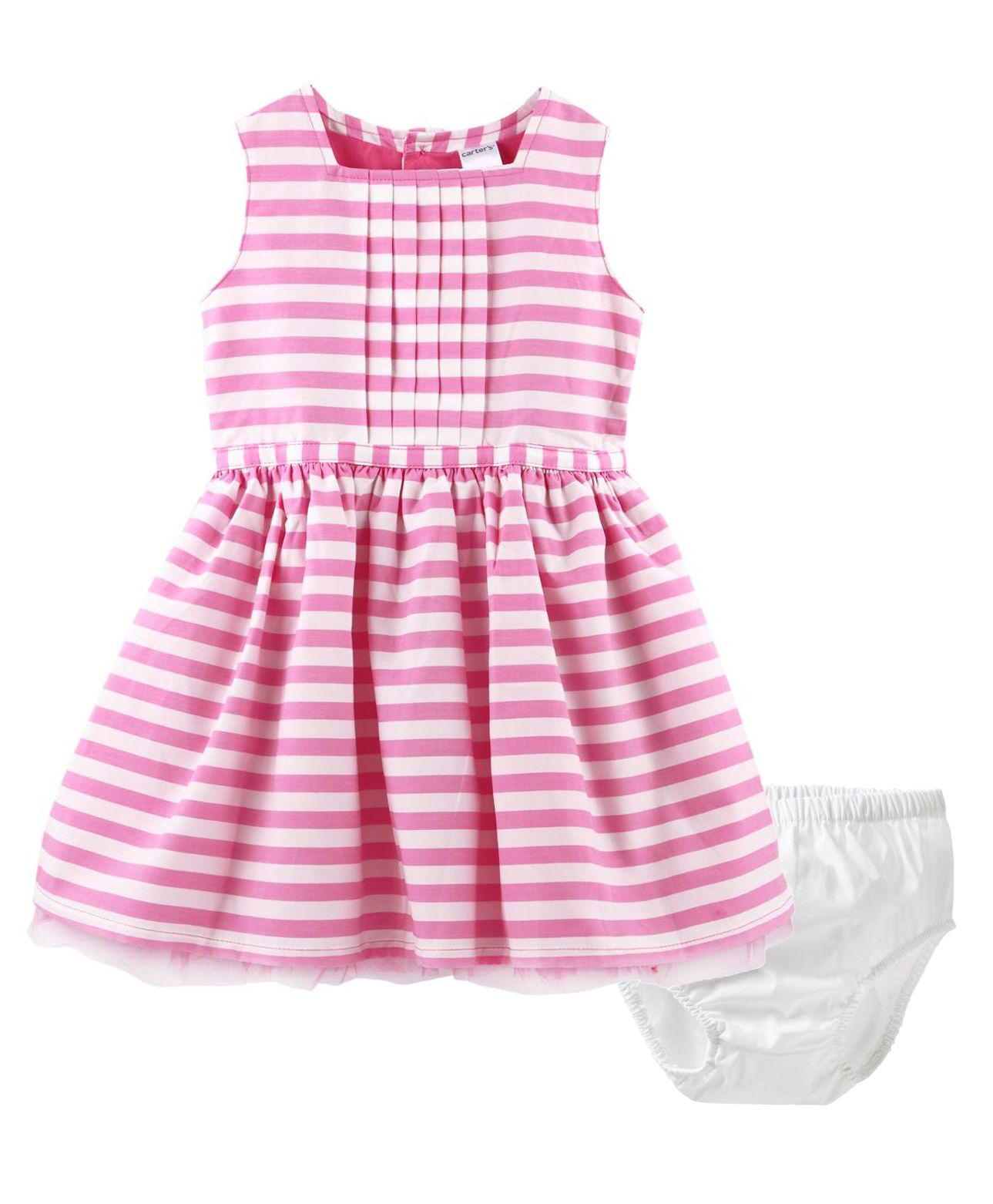 Buy Carter's Striped Sateen Dress   Pink for Girls  Months Online in ...