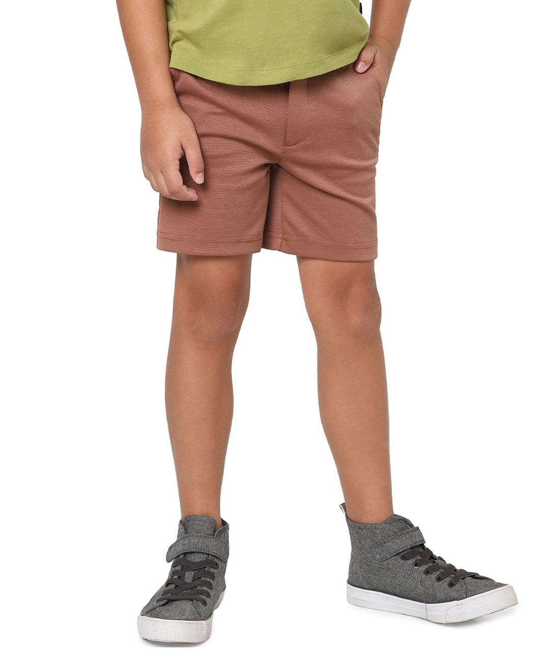 Jack & Jones Junior Cotton Shorts Solid- Brown-picture-27