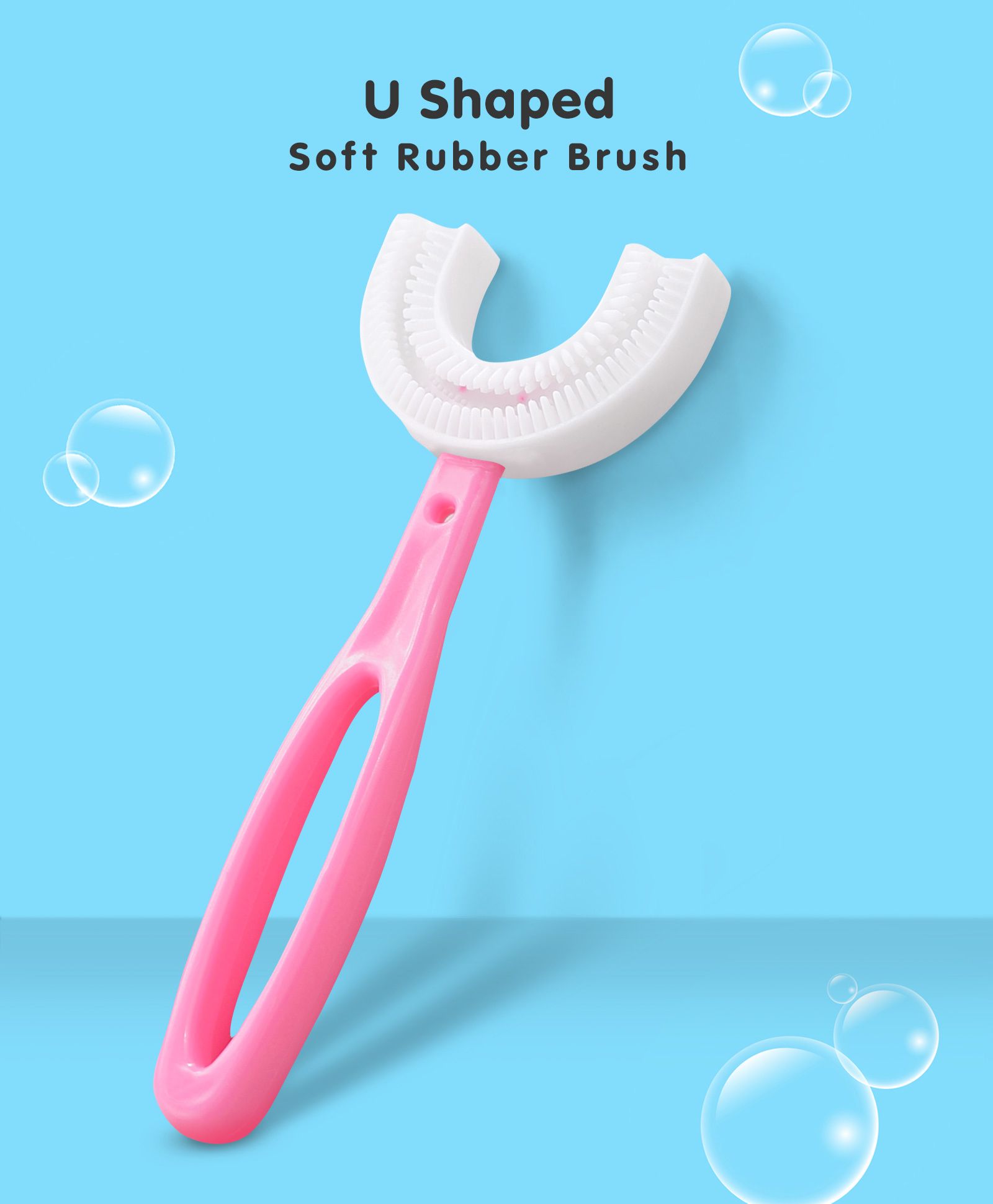 U  Shape Toothbrush - Pink-image-32