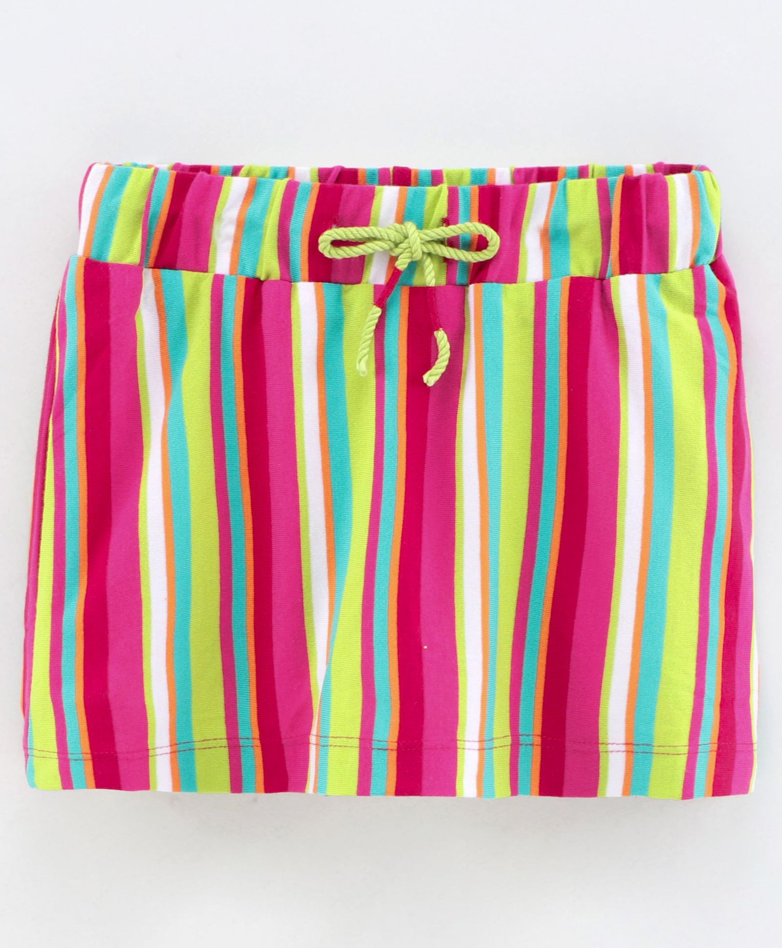 Vitamins Above Knee Length Stripe Skirt - Multicolor-picture-21