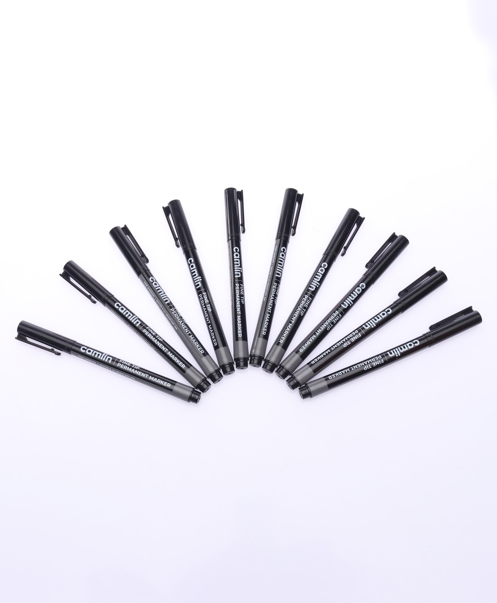 Camlin CD-DVD Marker Pen Pack of 10 - Black-picture-26
