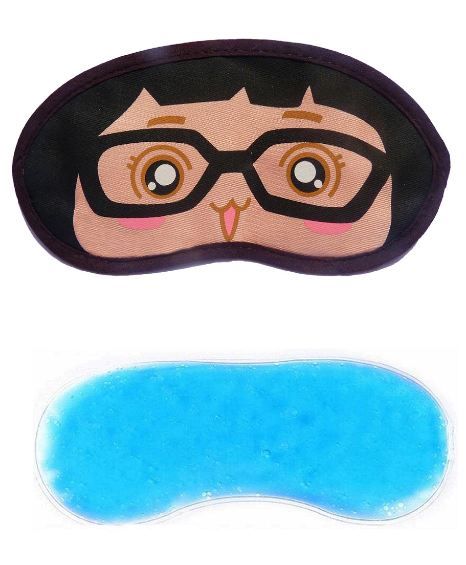 Jenna Girl Specs Printed Sleeping Eye Mask With Cooling Gel-image-10