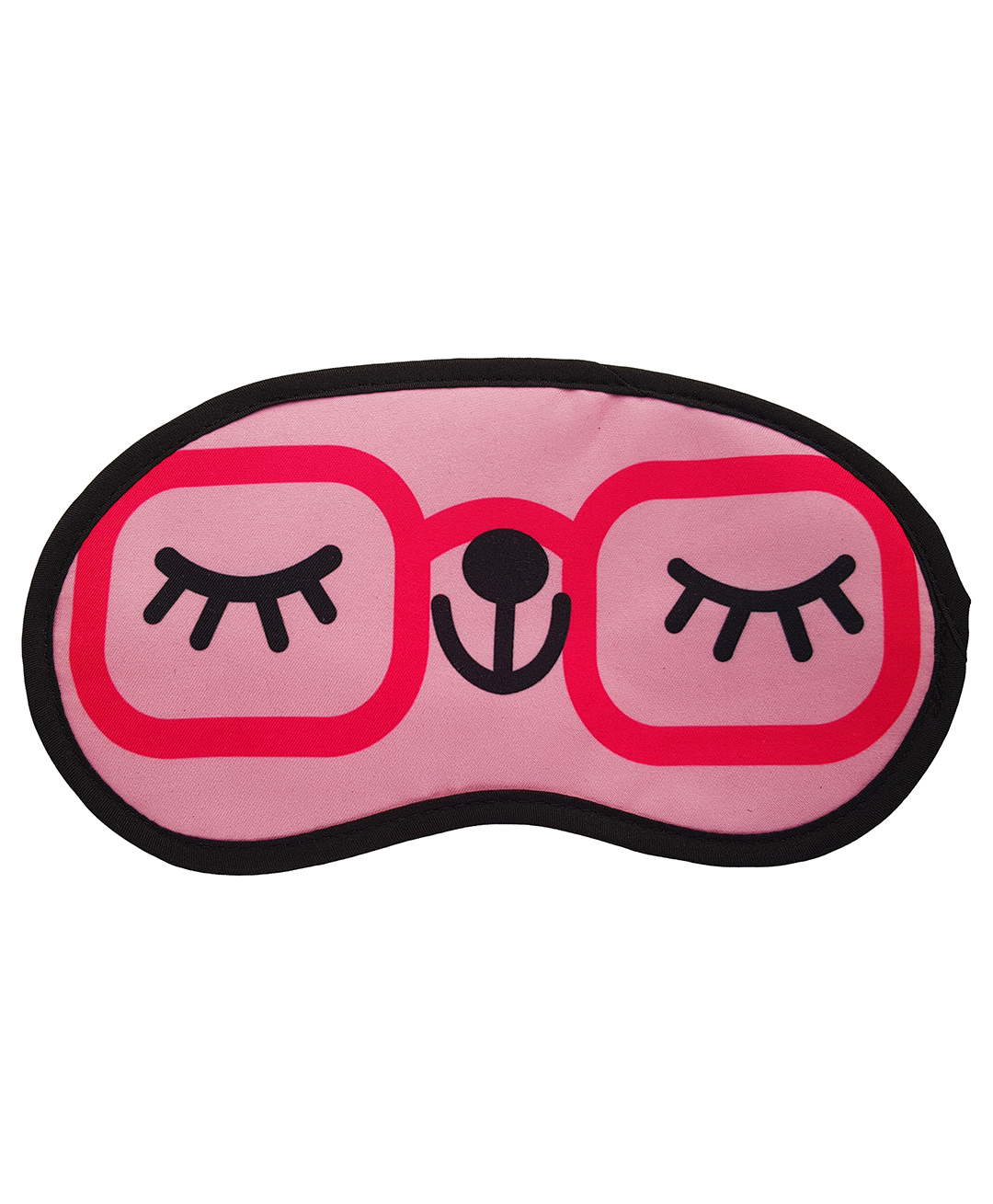 Jenna Pink Specs Printed Sleeping Eye Mask With Cooling Gel-image-1