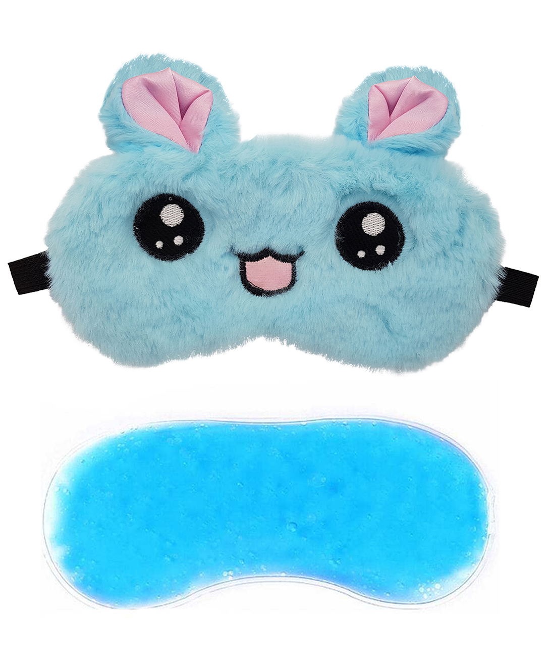 Jenna Fur Kitty Blue Cute Sleeping Eye Mask With Cooling Gel-picture-48