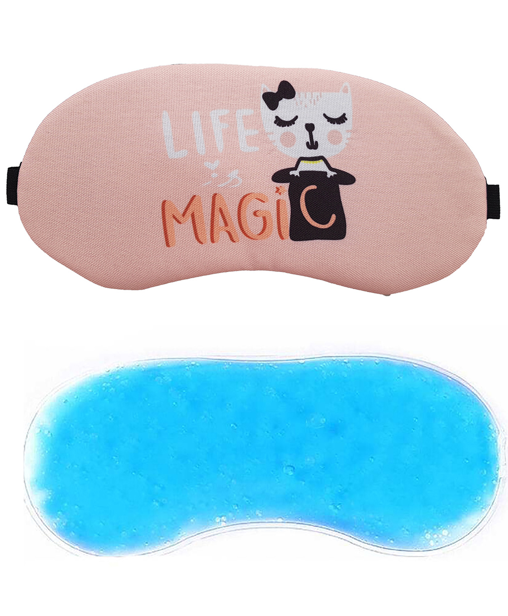 Jenna Sleeping Eye Mask With Cooling Gel Magic Print - Multicolor-image-10