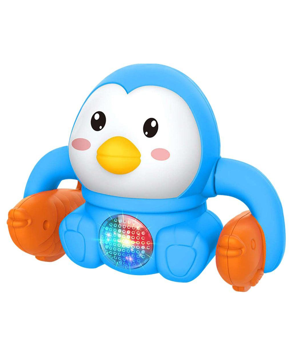 PLUSPOINT Dancing & Musical Penguin Toys with 360° Roll & Glow Music & Light - Blue-picture-10