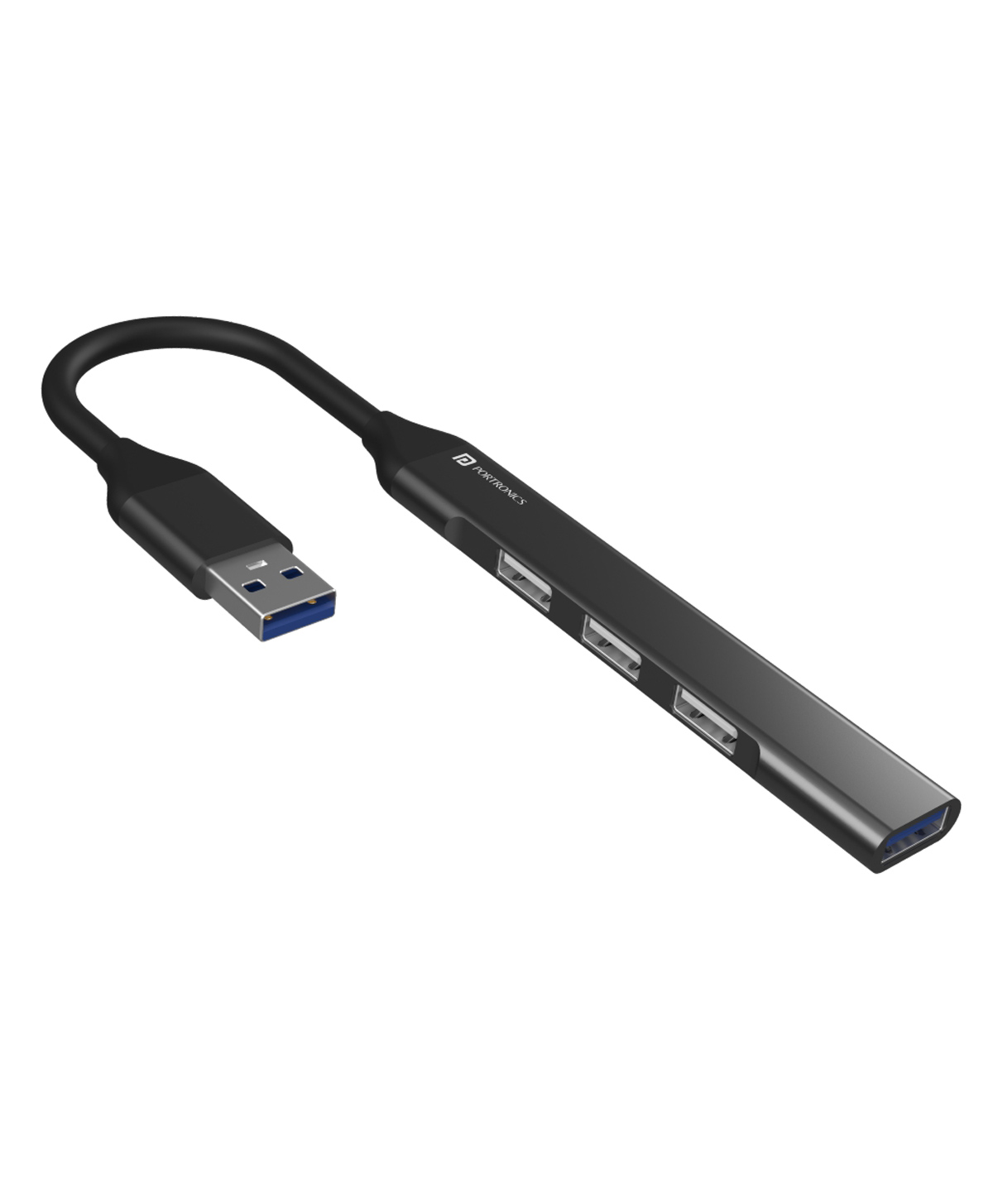 Portronics POR 1484_Mport 31 - 4 Ports USB Hub, Grey-image-44