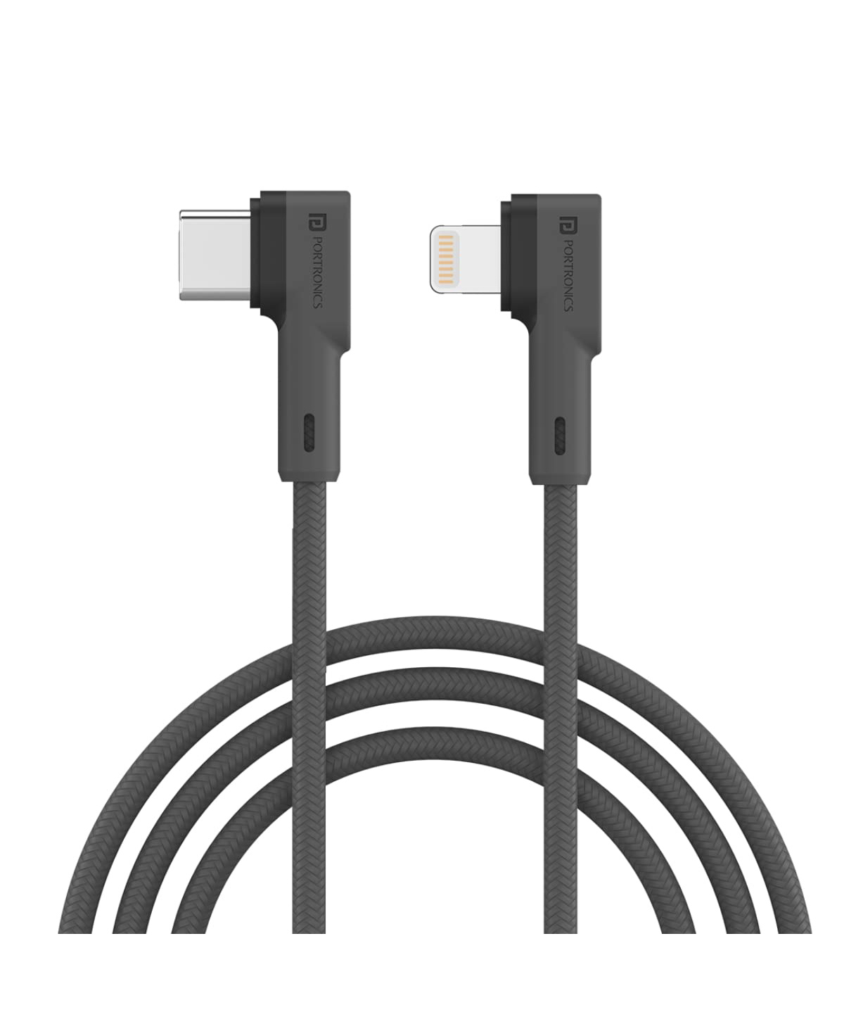 PORTRONICS 1438 Konnect L Type C to Lightning PD Cable - Grey-image-42