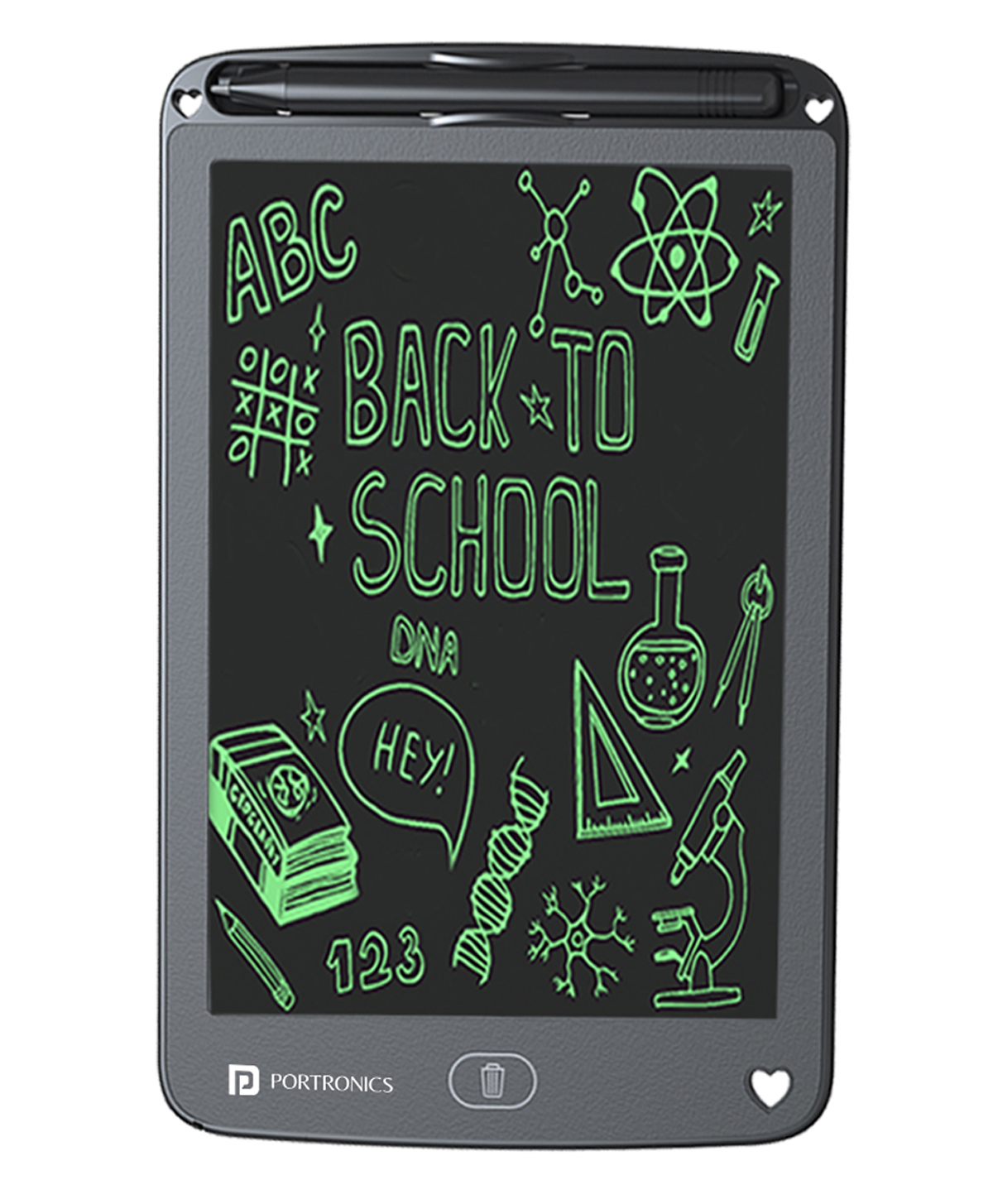 Portronics  POR 1577 Ruffpad 12E Re Writable LCD Writing Pad - Black-image-11