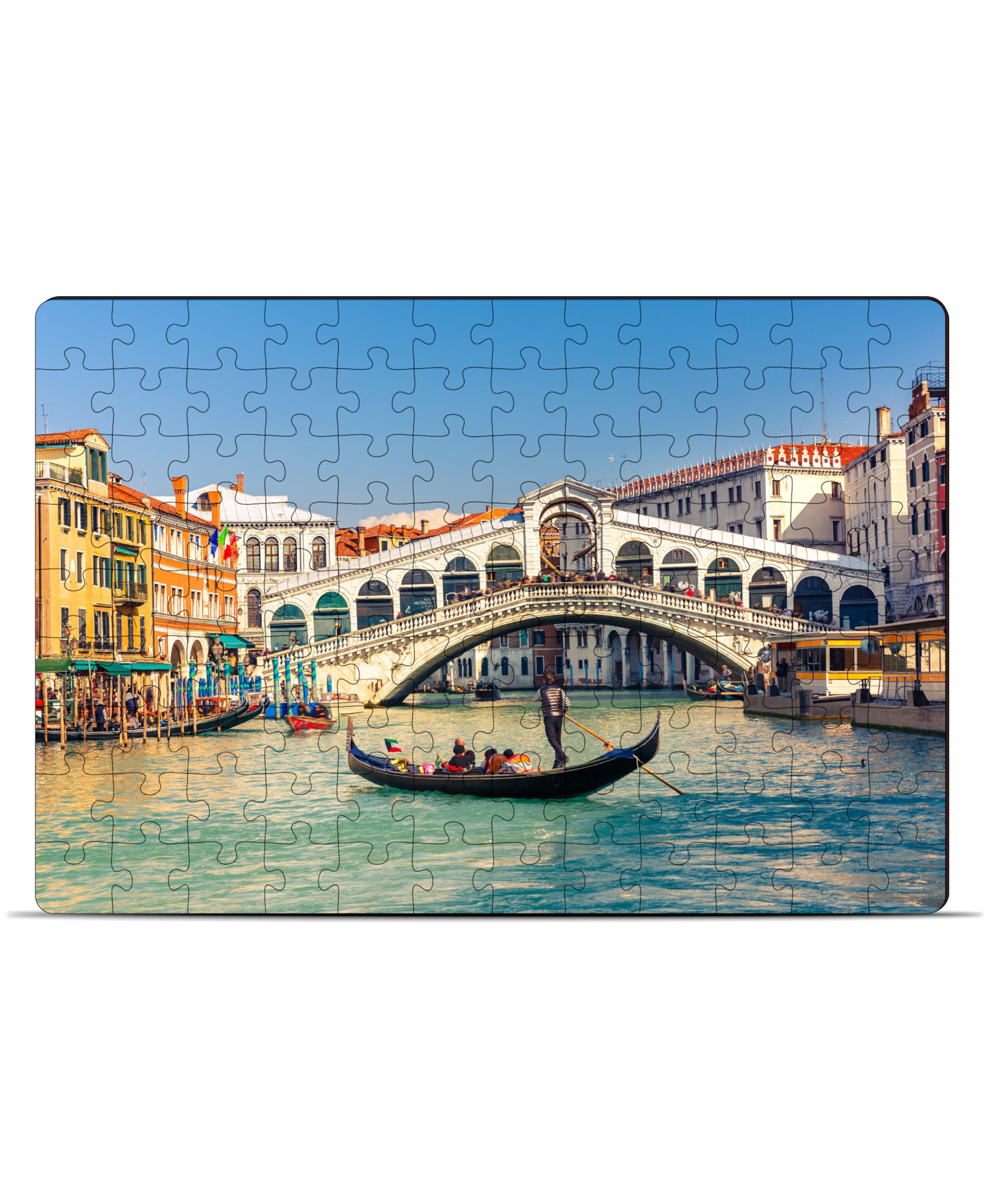 MiniLeaves European Venice Grand Canal Italy Venetian Waterway Wooden Jigsaw Puzzles - 108 Pieces-image-22
