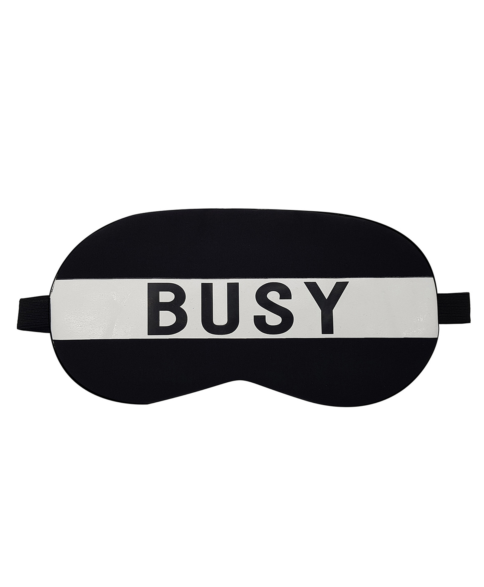 Jenna Busy Black Printed Sleeping Eye Mask-picture-5