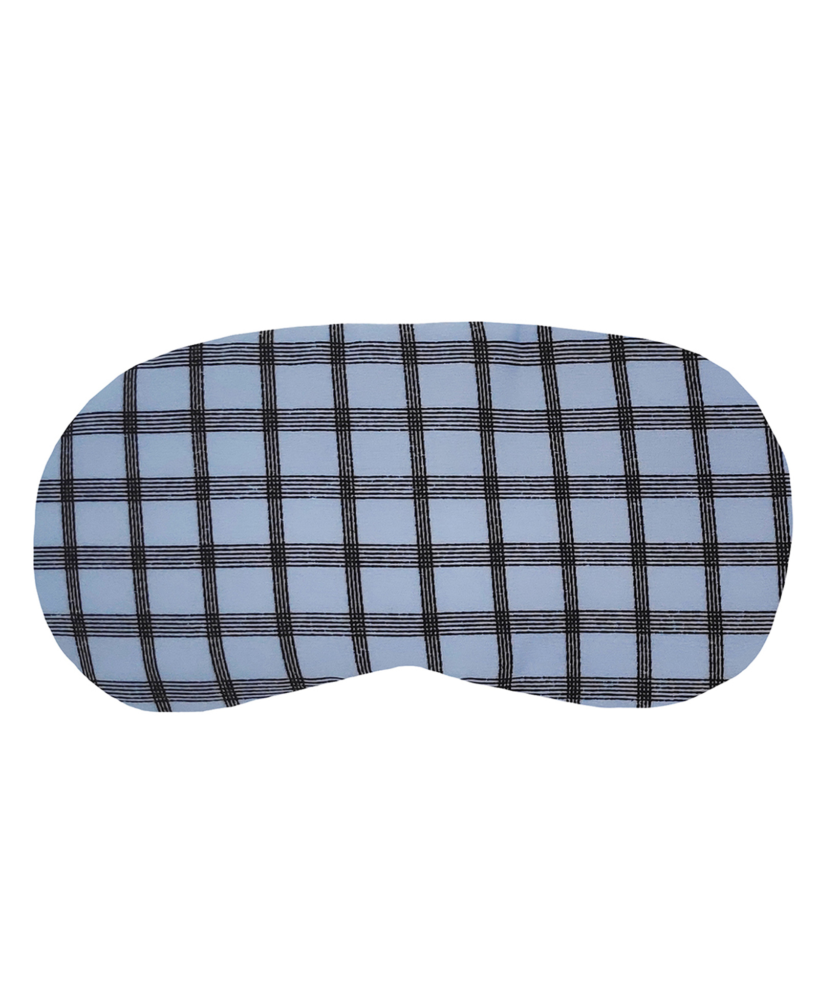 Jenna Check Blue Printed Sleeping Eye Mask-image-49