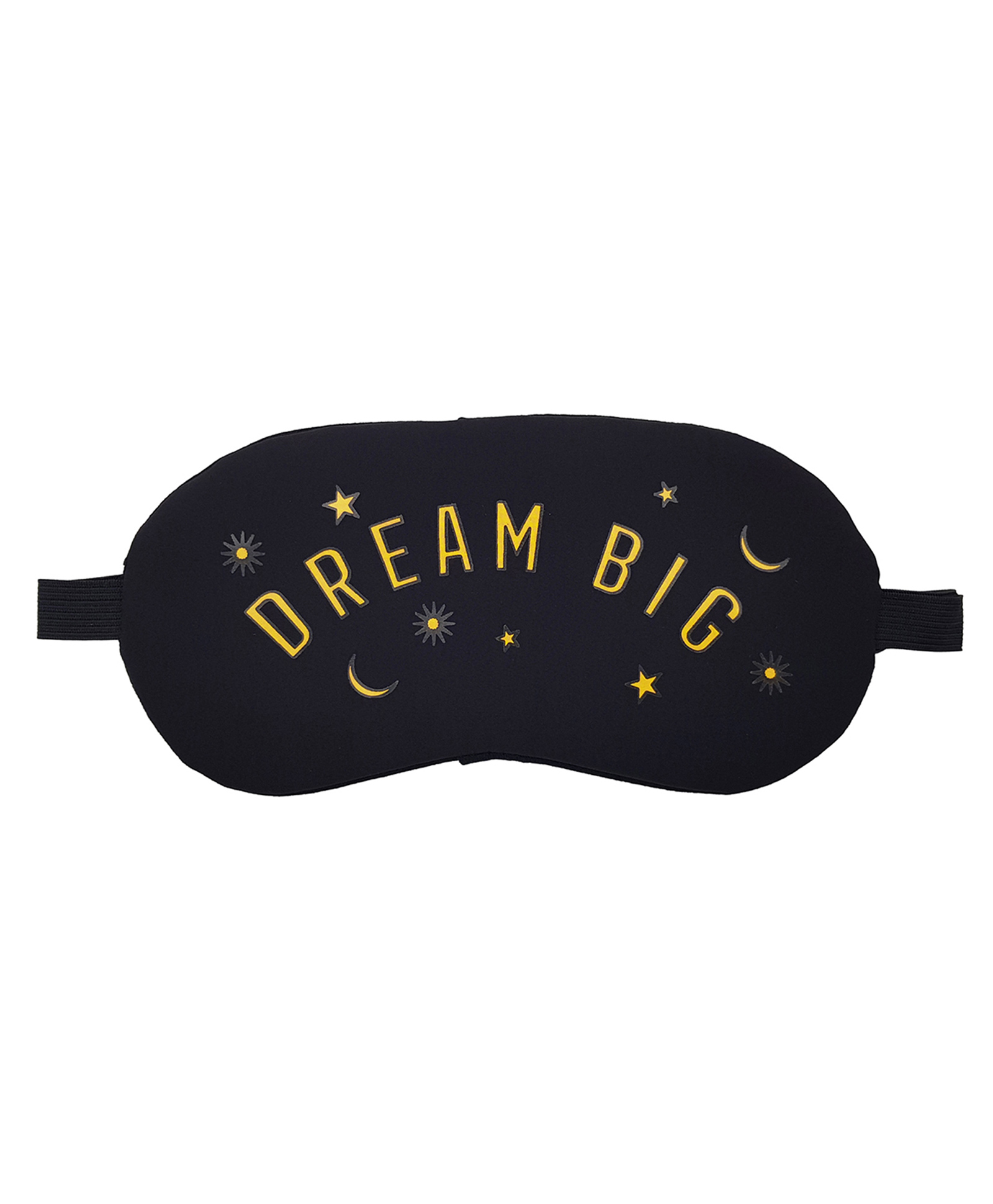 Jenna DreamBig Black Printed Sleeping Eye Mask-image-47
