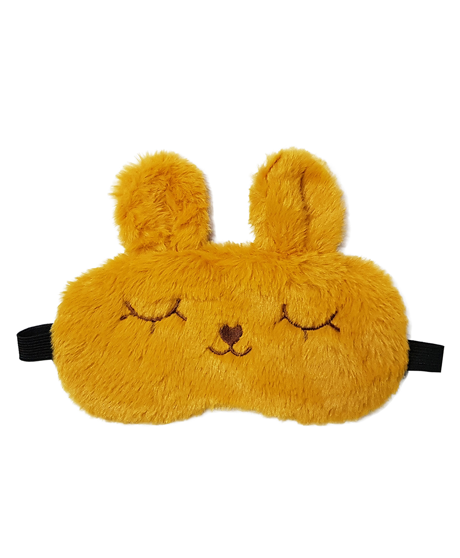 Jenna Fur Bunny Yellow Cute Sleeping Eye Mask-picture-15
