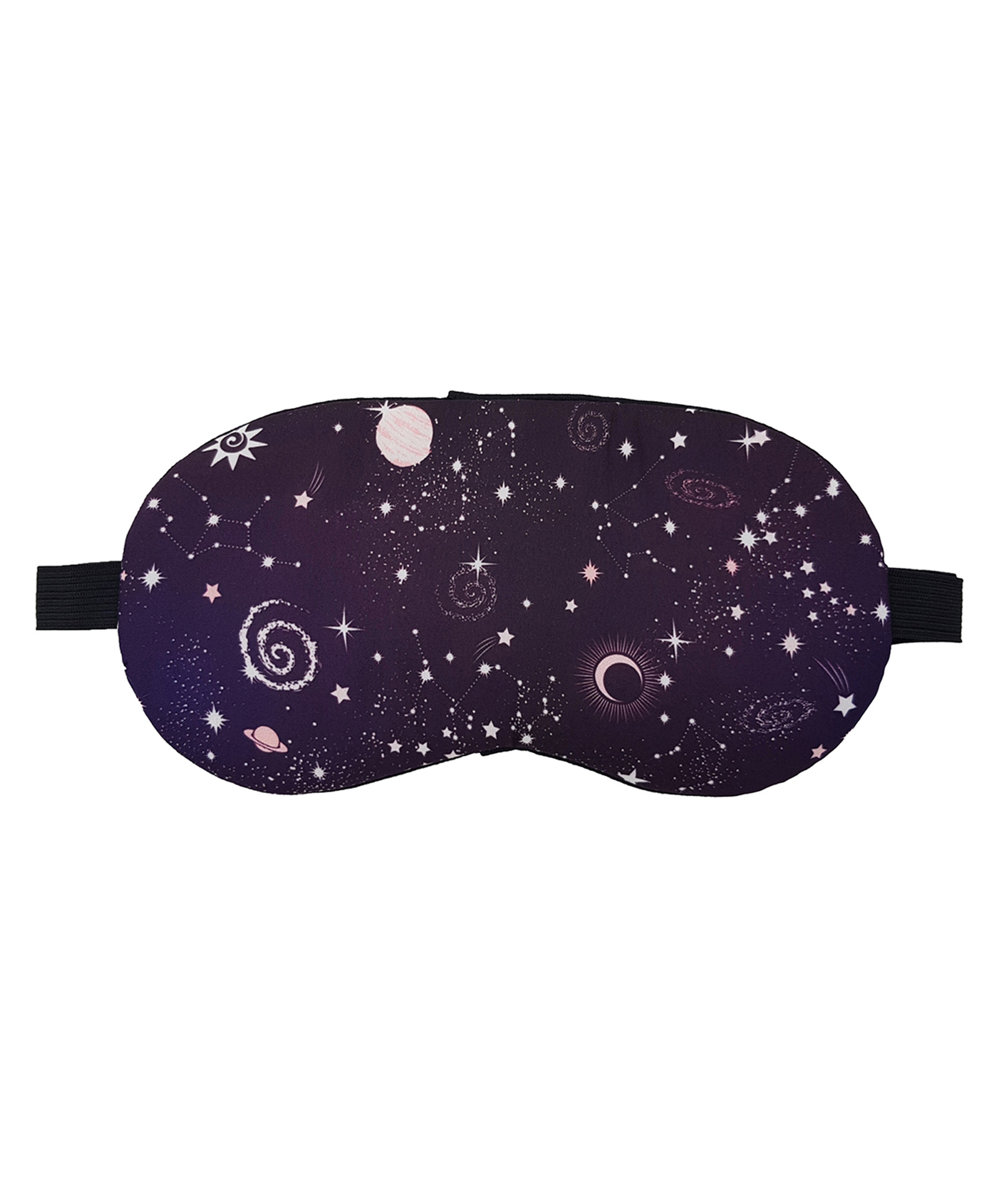 Jenna Galaxy Black Printed Sleeping Eye Mask-image-41
