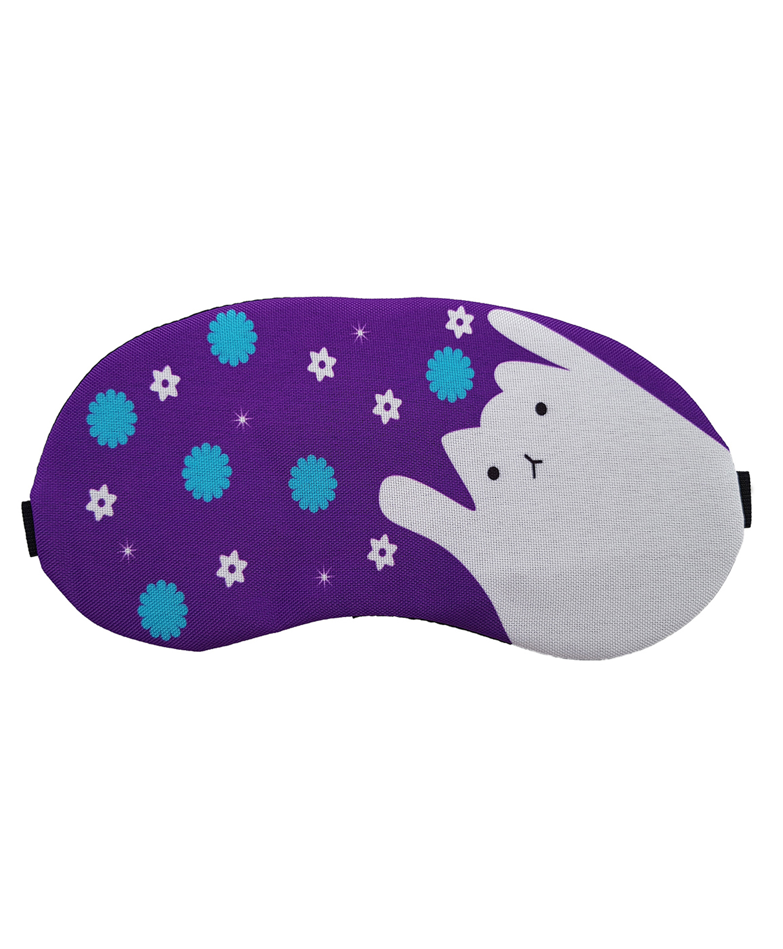 Jenna Purple Face Printed Sleeping Eye Mask-image-45