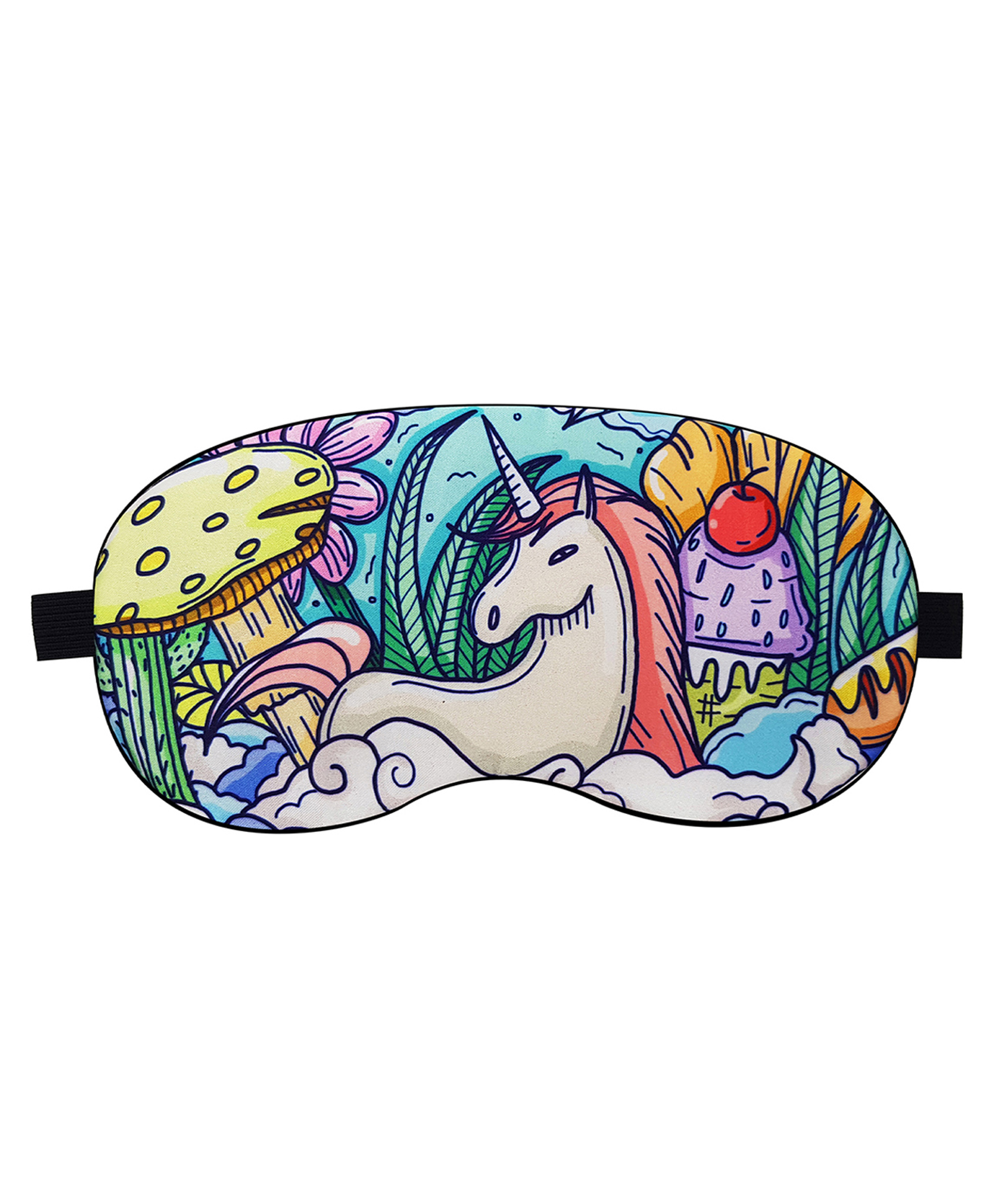 Jenna Horse Printed Sleeping Eye Mask - Multicolour-image-28