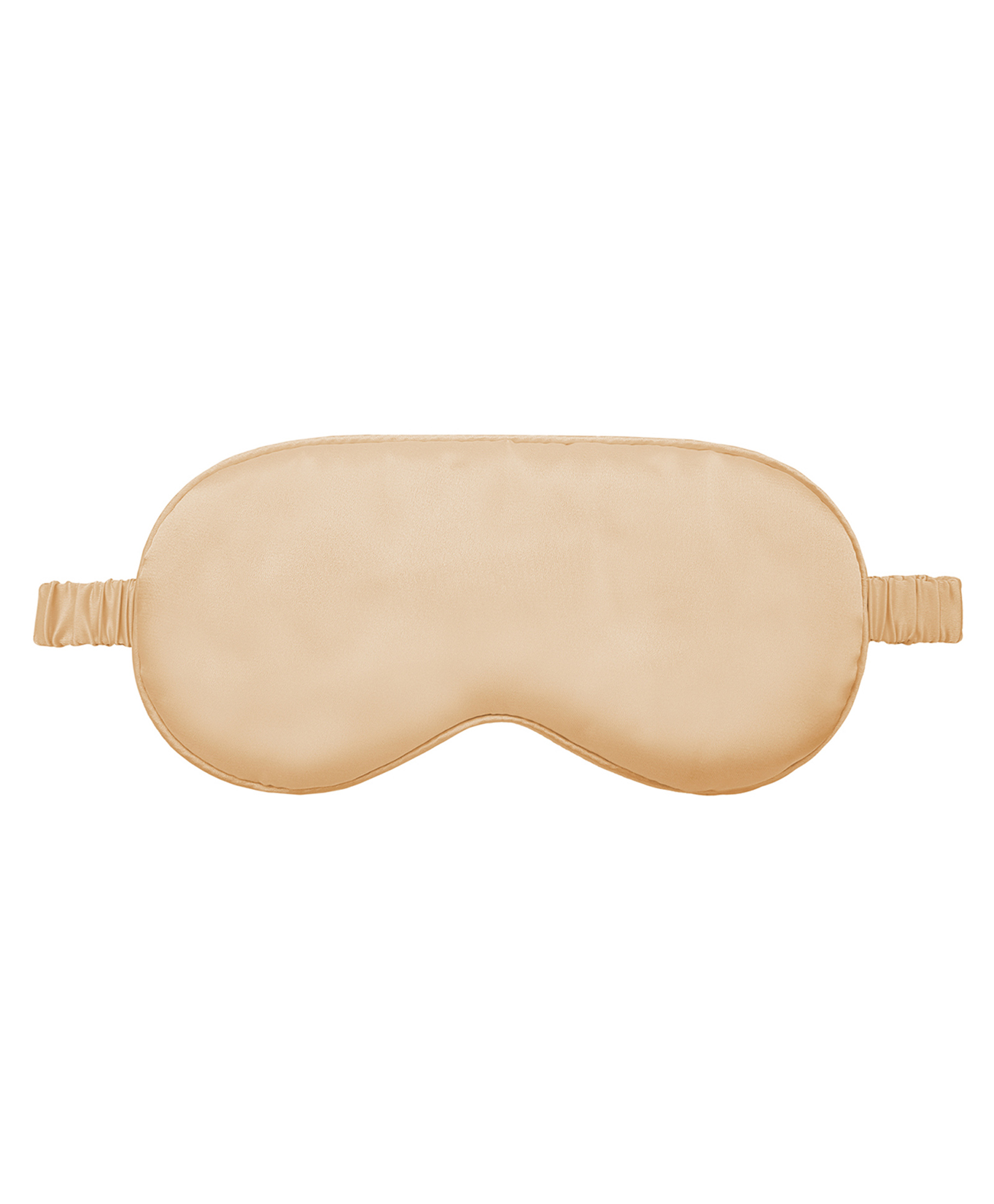 Jenna Silk Plain Sleeping Eye Mask - Beige-picture-16