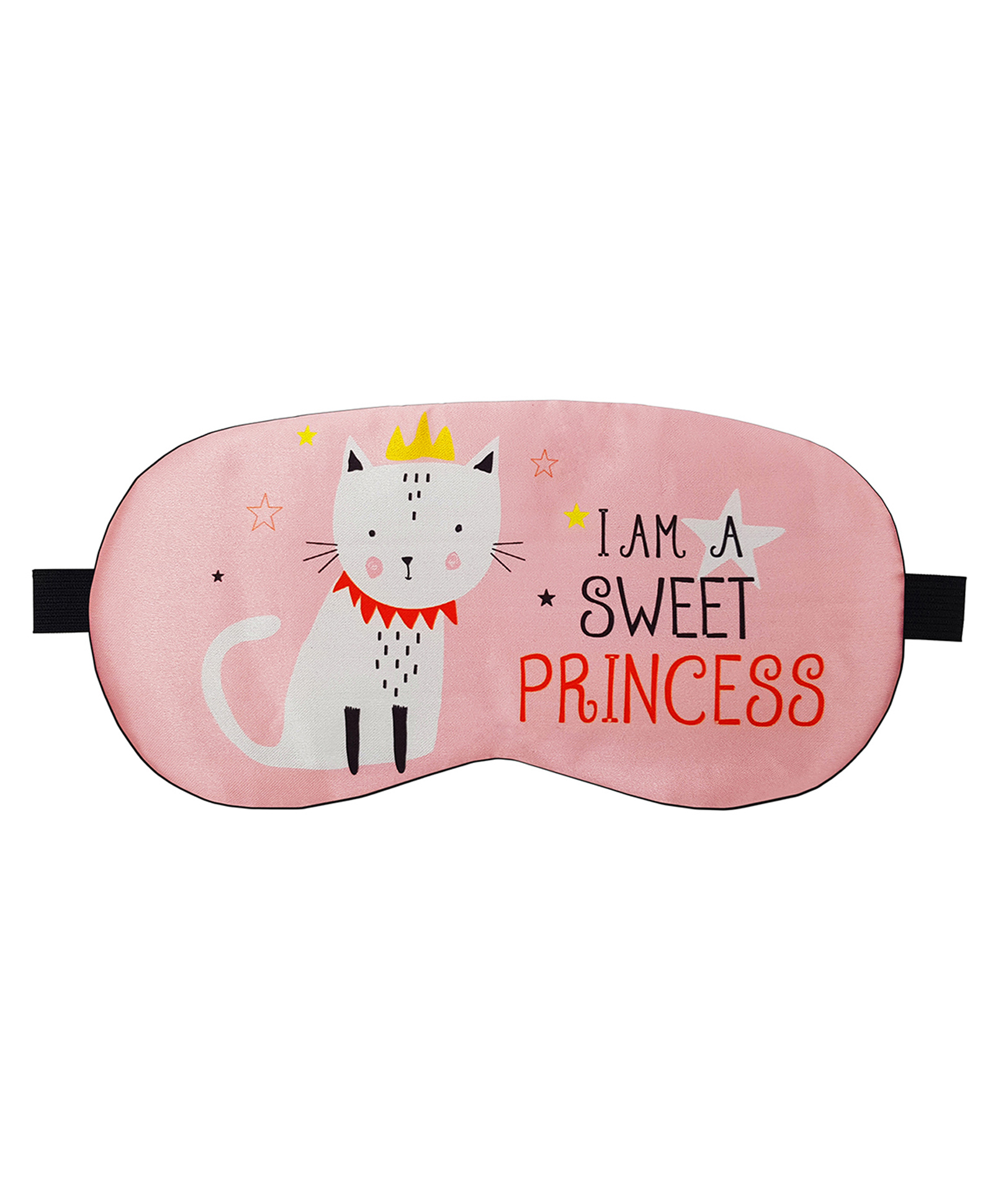 Jenna Princess Printed Sleeping Eye Mask - Pink-image-15