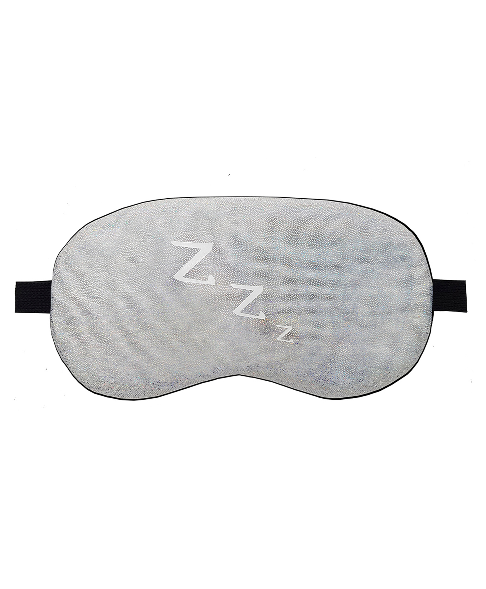 Jenna ZZZ Printed Sleeping Eye Mask -  Silver-image-43