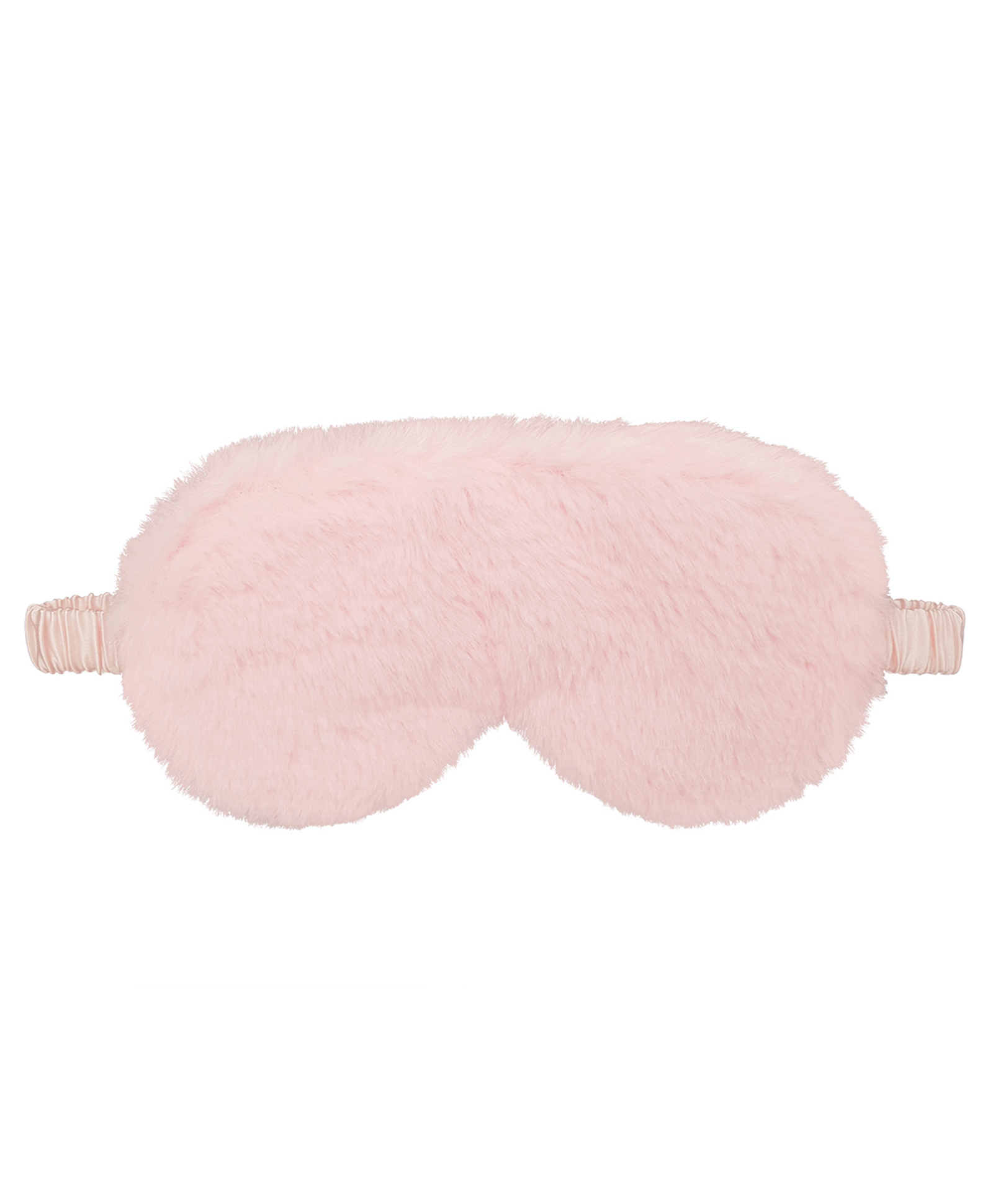 Jenna Silk Fur Plain Sleeping Eye Mask - Baby Pink-picture-29