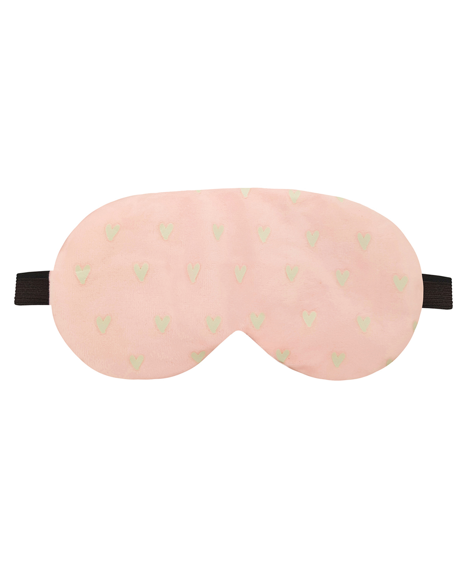 Jenna Velvet Sleeping Eye Mask - Heart Pink-image-44