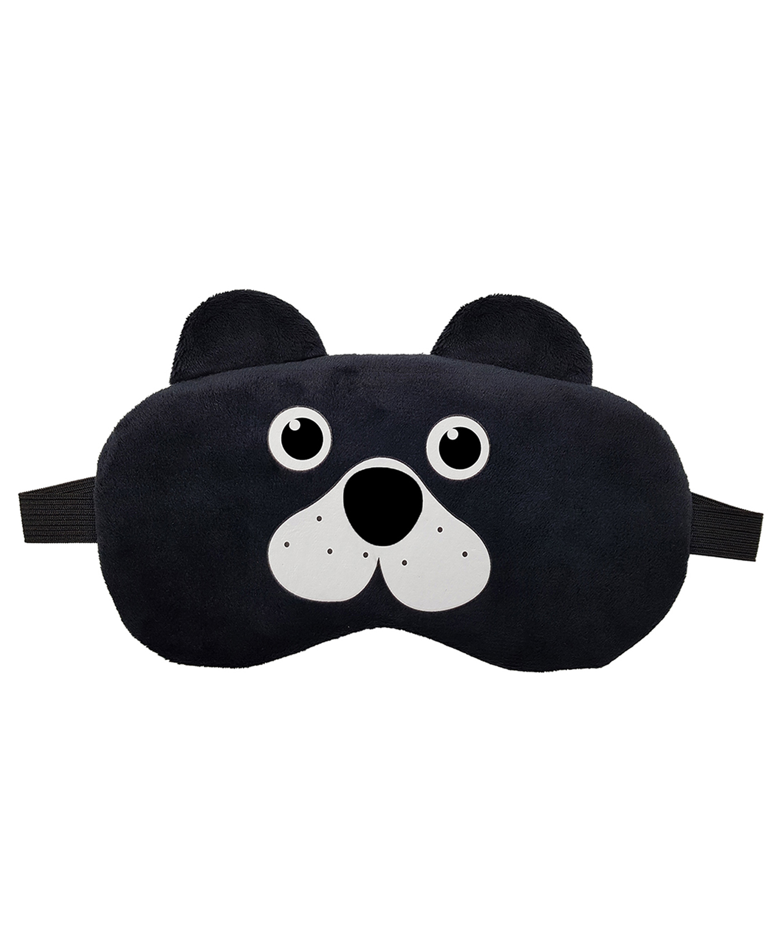 Jenna Velvet Puppy Black Sleeping Eye Mask-picture-0