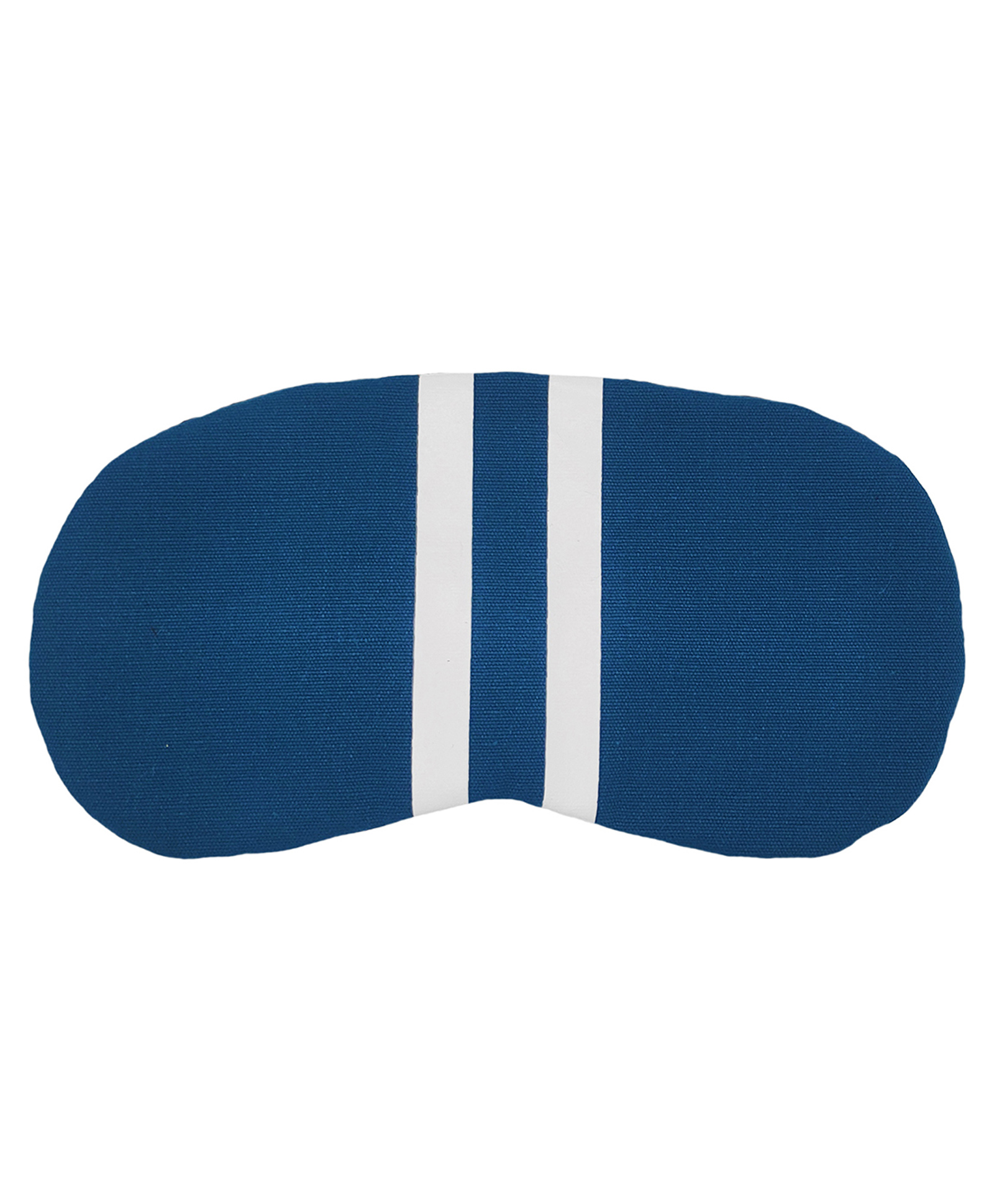 Jenna White Line Printed Sleeping Eye Mask - Blue-image-39