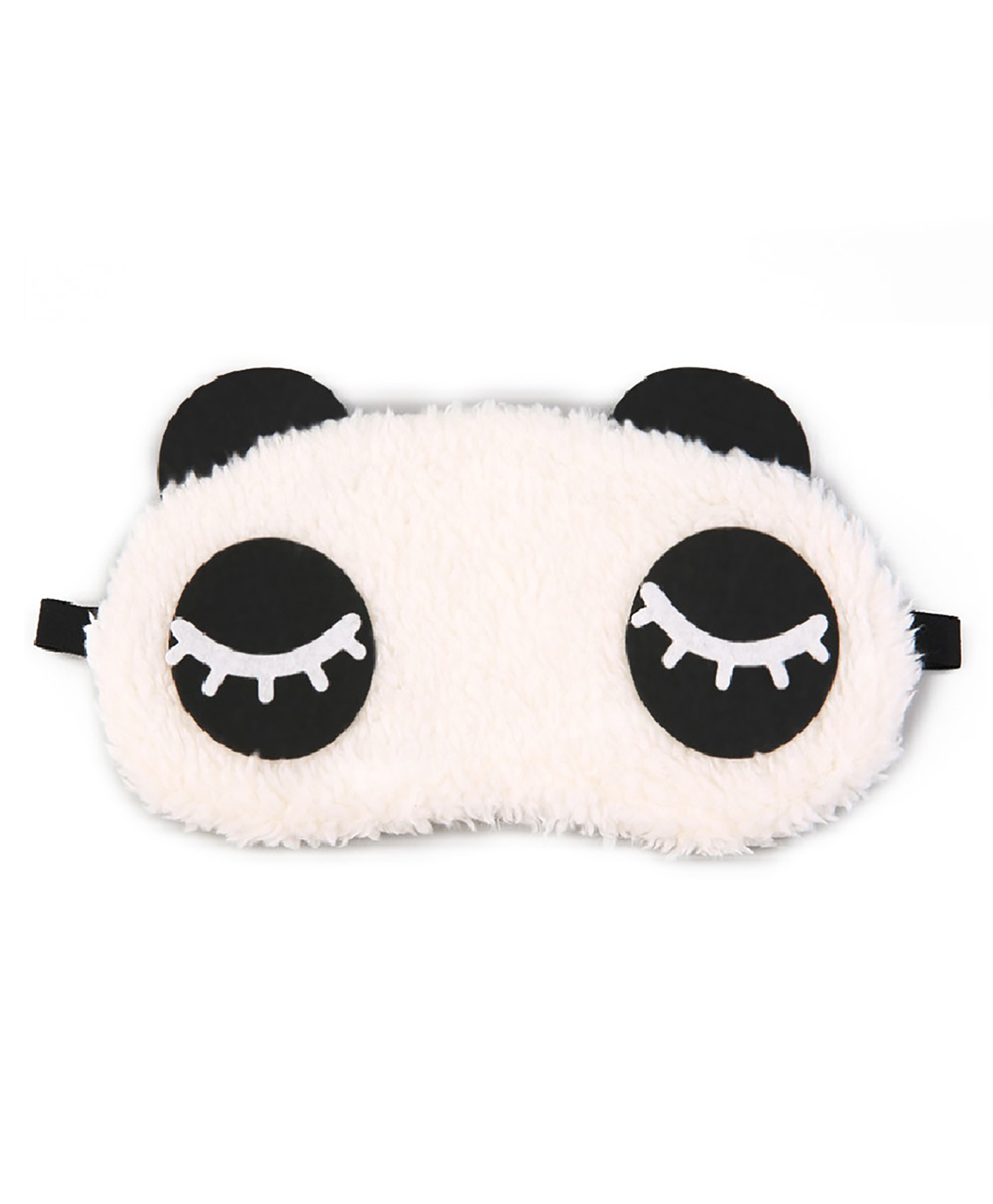 Jenna Eyelashes Panda Face Sleeping Eye Mask - White & Black-picture-17