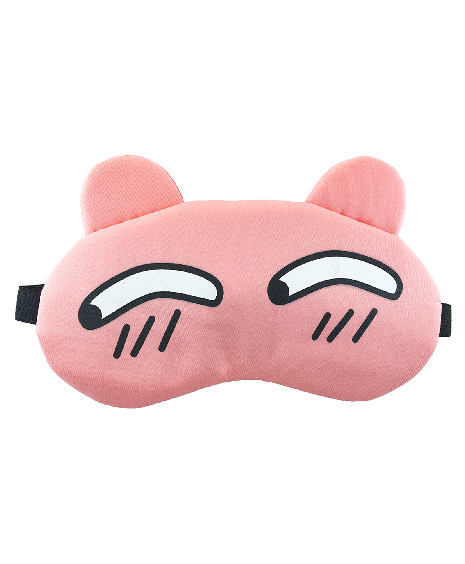 Jenna Line Printed Sleeping Eye Mask - Pink-image-36