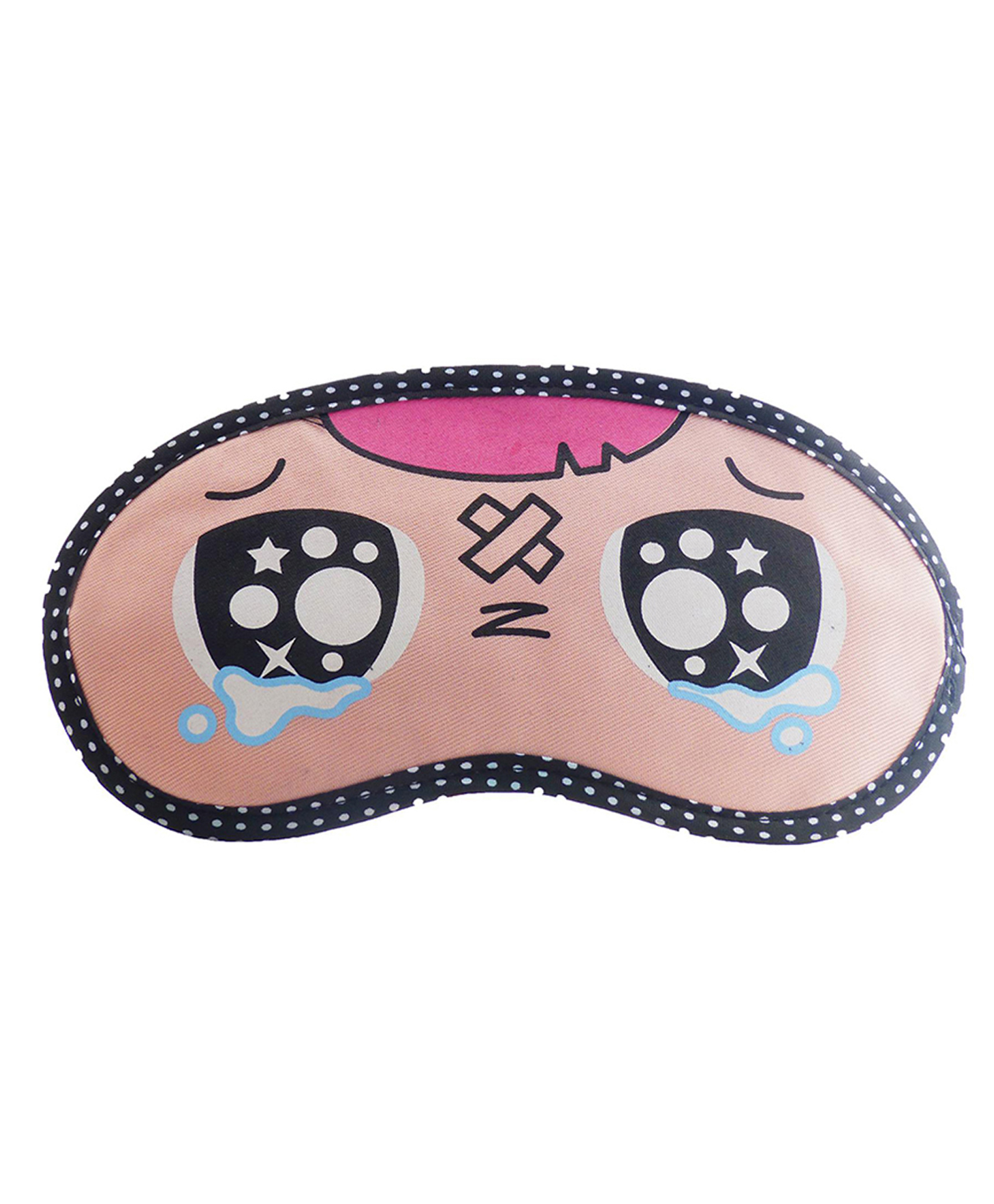 Jenna P Inju Printed Sleeping Eye Mask - Pink-image-35