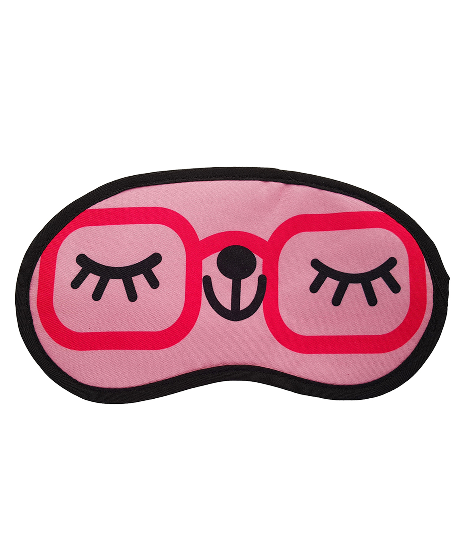 Jenna Pink Specs Printed Sleeping Eye Mask-image-2