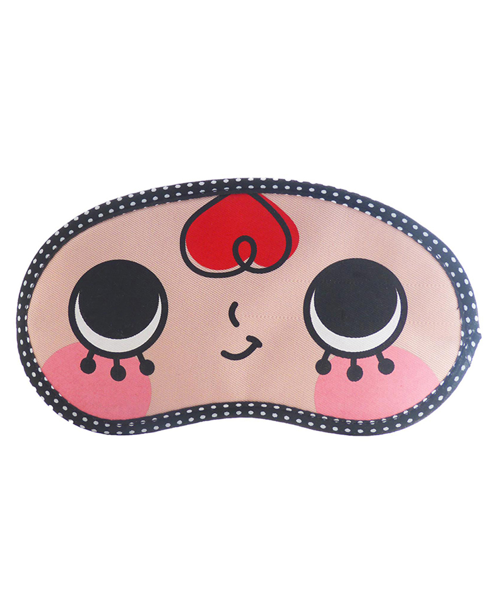 Jenna Hair Printed Sleeping Eye Mask - Red-image-35