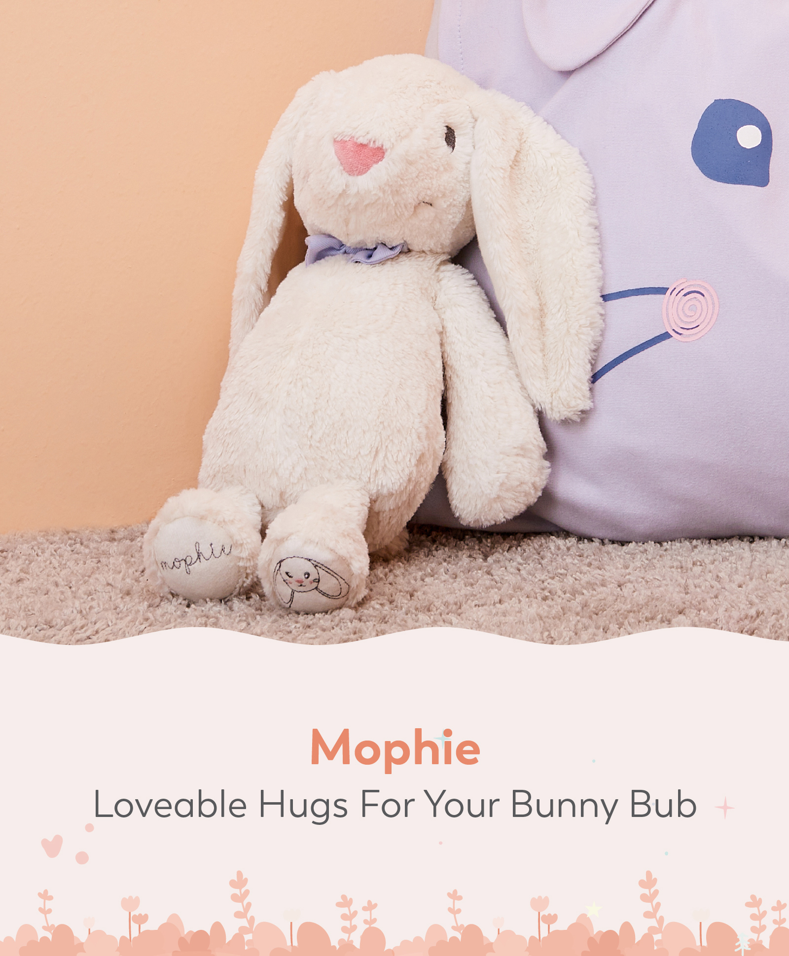 Mi Arcus Mophie Bunny Soft Toy White - Height 30 cm Online India, Buy Soft  Toys for (0 Month-4 Years) at  - 11206511