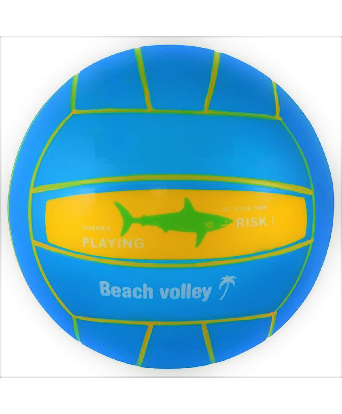 FunBlast for Kids Beach Volleyball Football Soccer Ball Inflatable Ball for Kids 2 Years Rubber Ball Blue-image-2