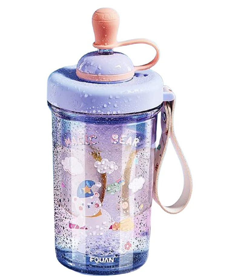 FunBlast Sipper Tumbler Bottle Purple - 500 ml-image-11
