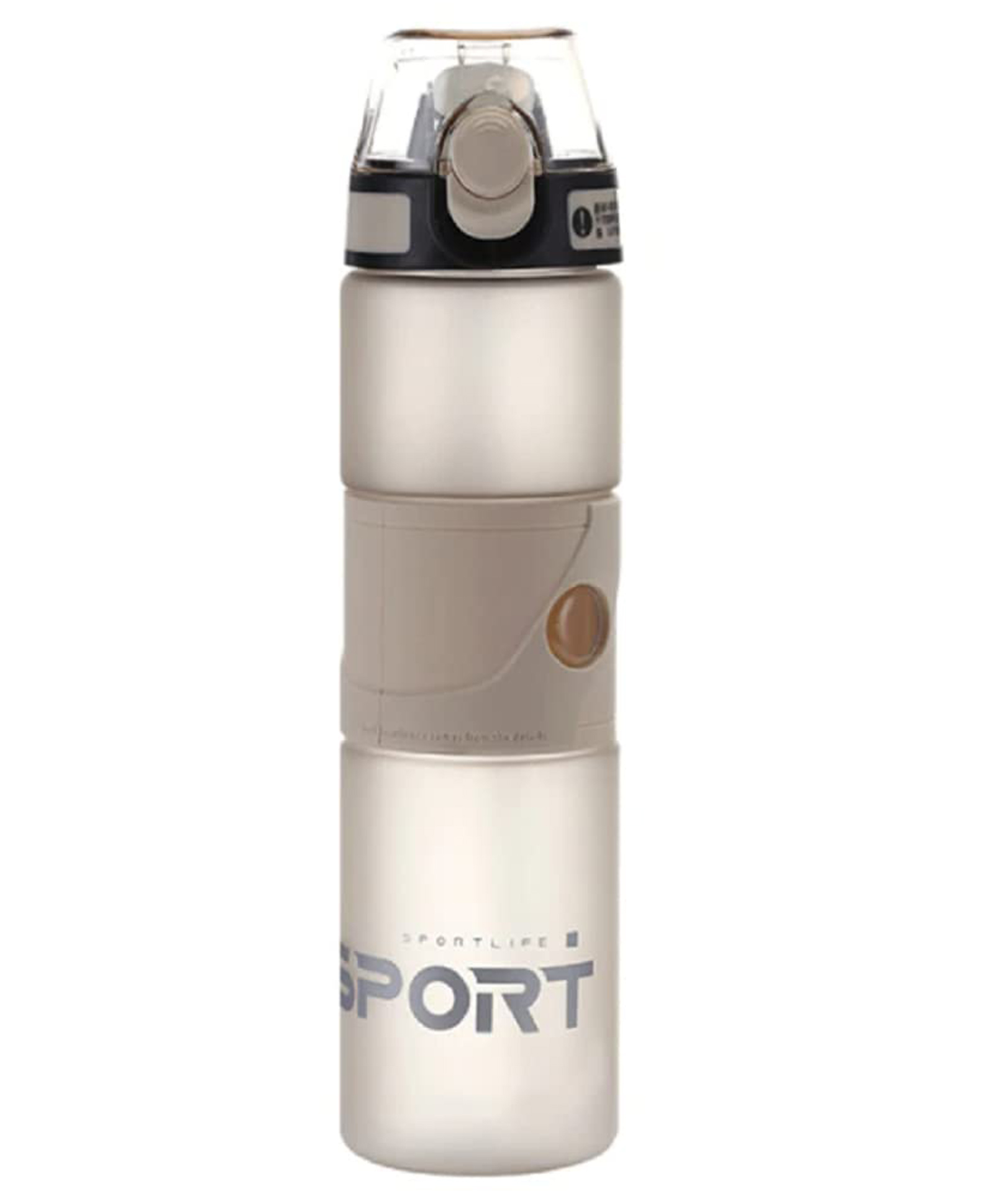 FunBlast Unbreakable Water Bottle with Sipper and Straw Beige - 700 ml-image-35