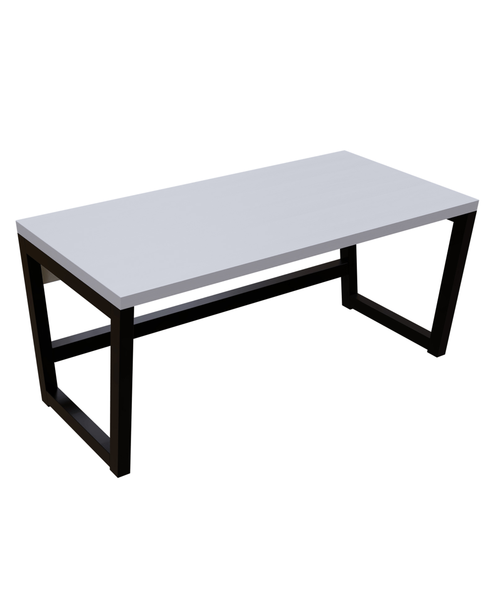 Riyan Luxiwood Big Size Alden Study Table - White-image-9