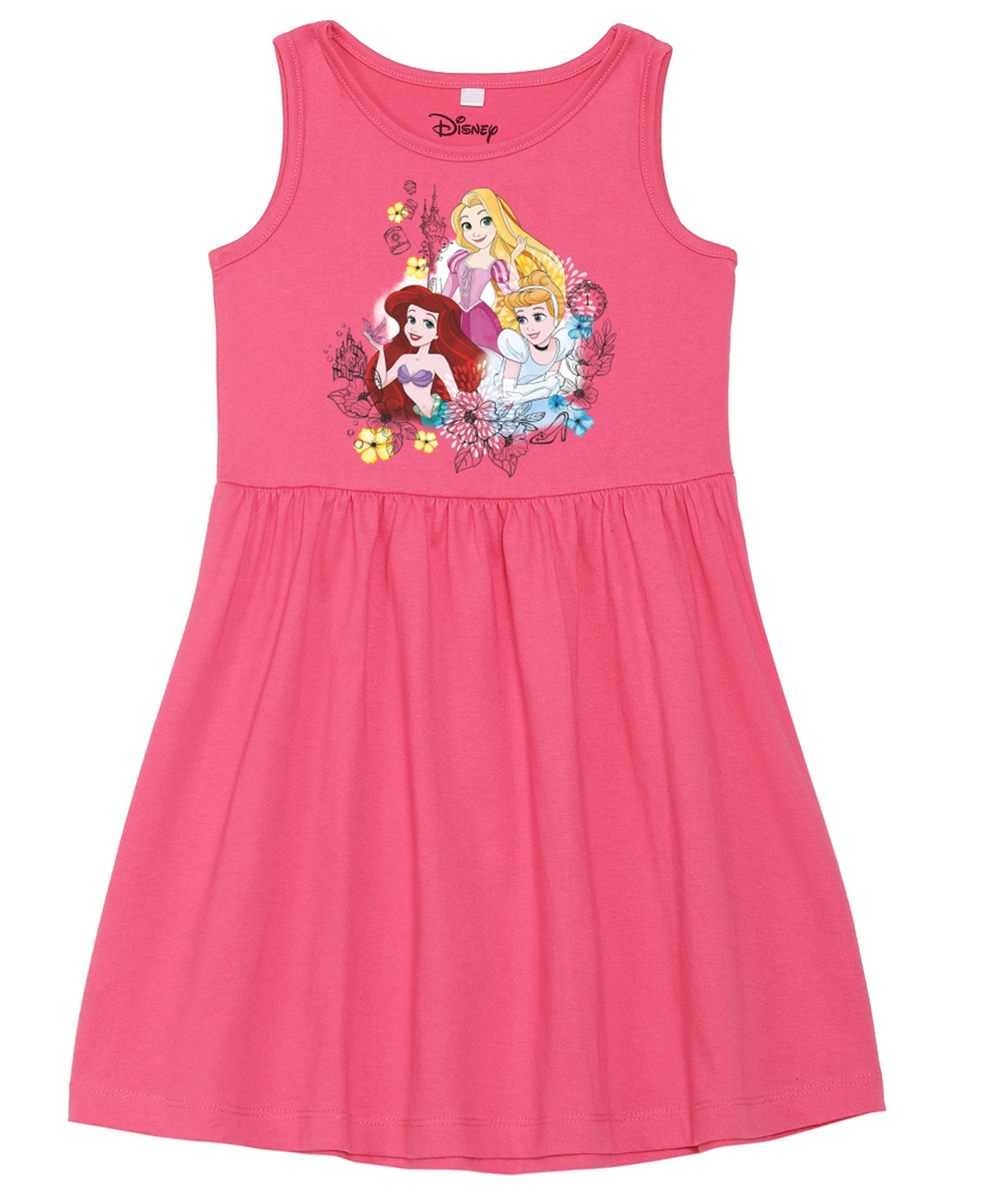 disney princess print dress