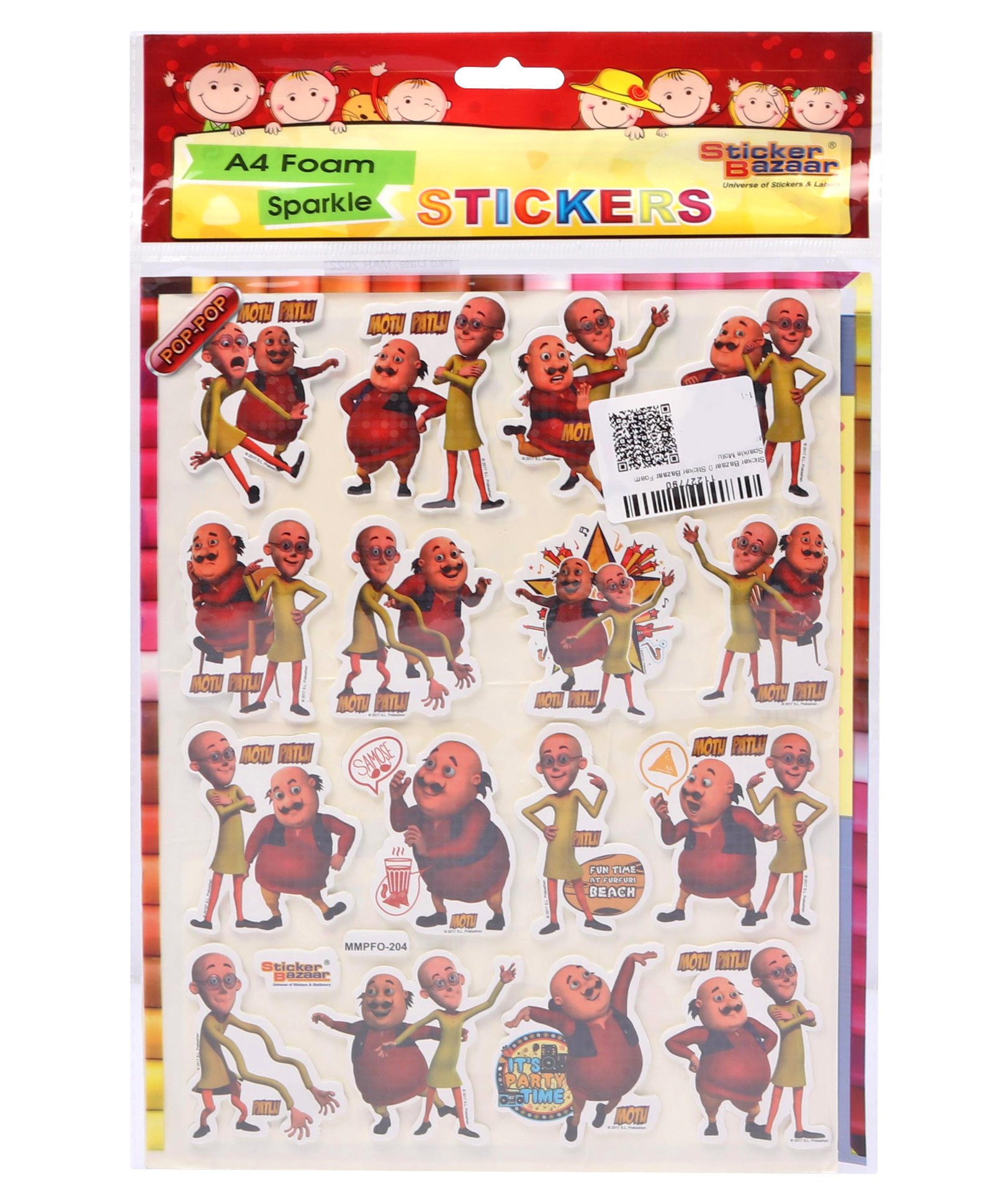 Sticker Bazaar Motu Patlu Foam Stickers Multicolor - 16 Pieces Online  India, Buy Art & Creativity Toys for (3-8 Months) at  - 11227790